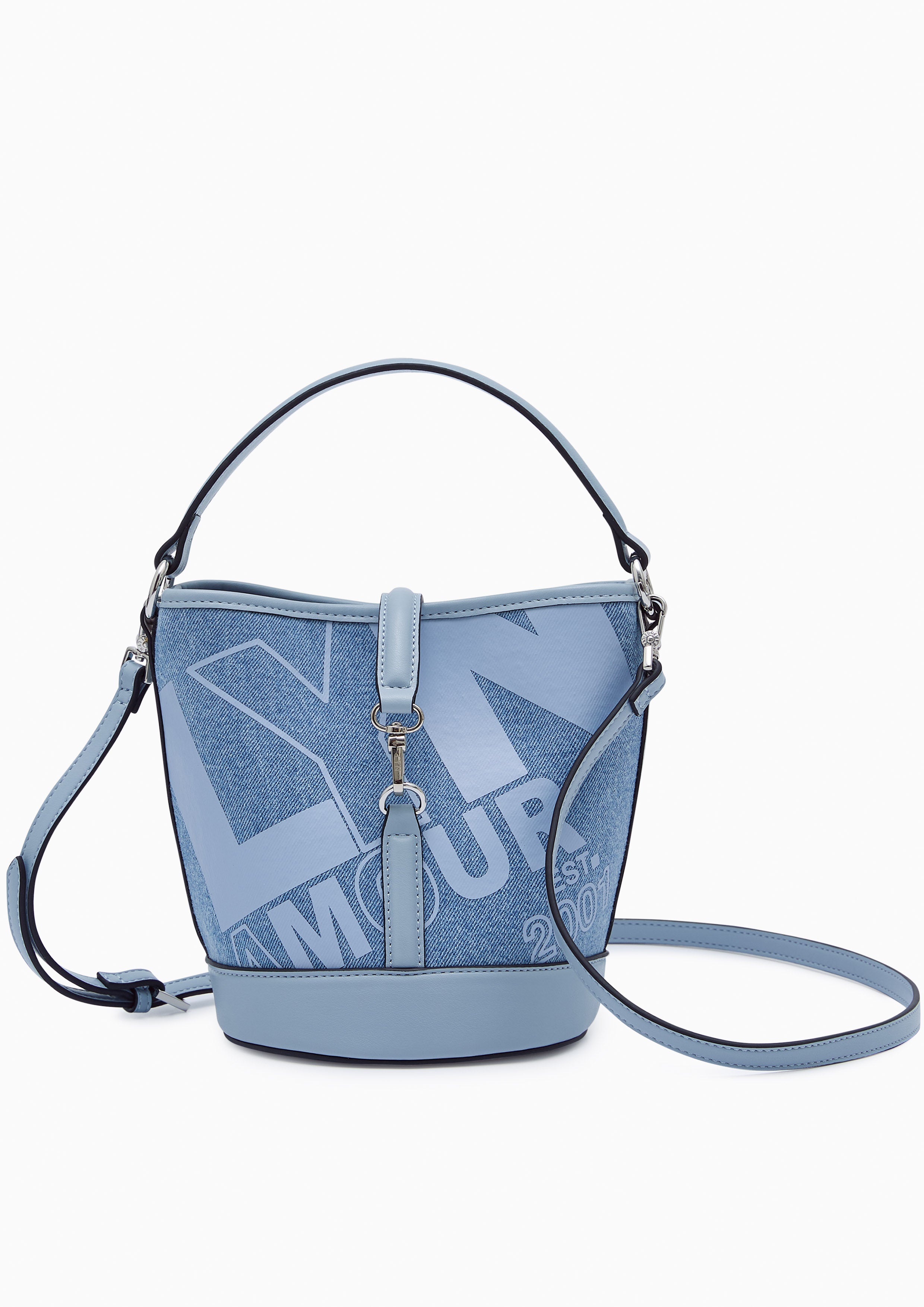 Jayla  Bucket Bag - Blue Variation 2