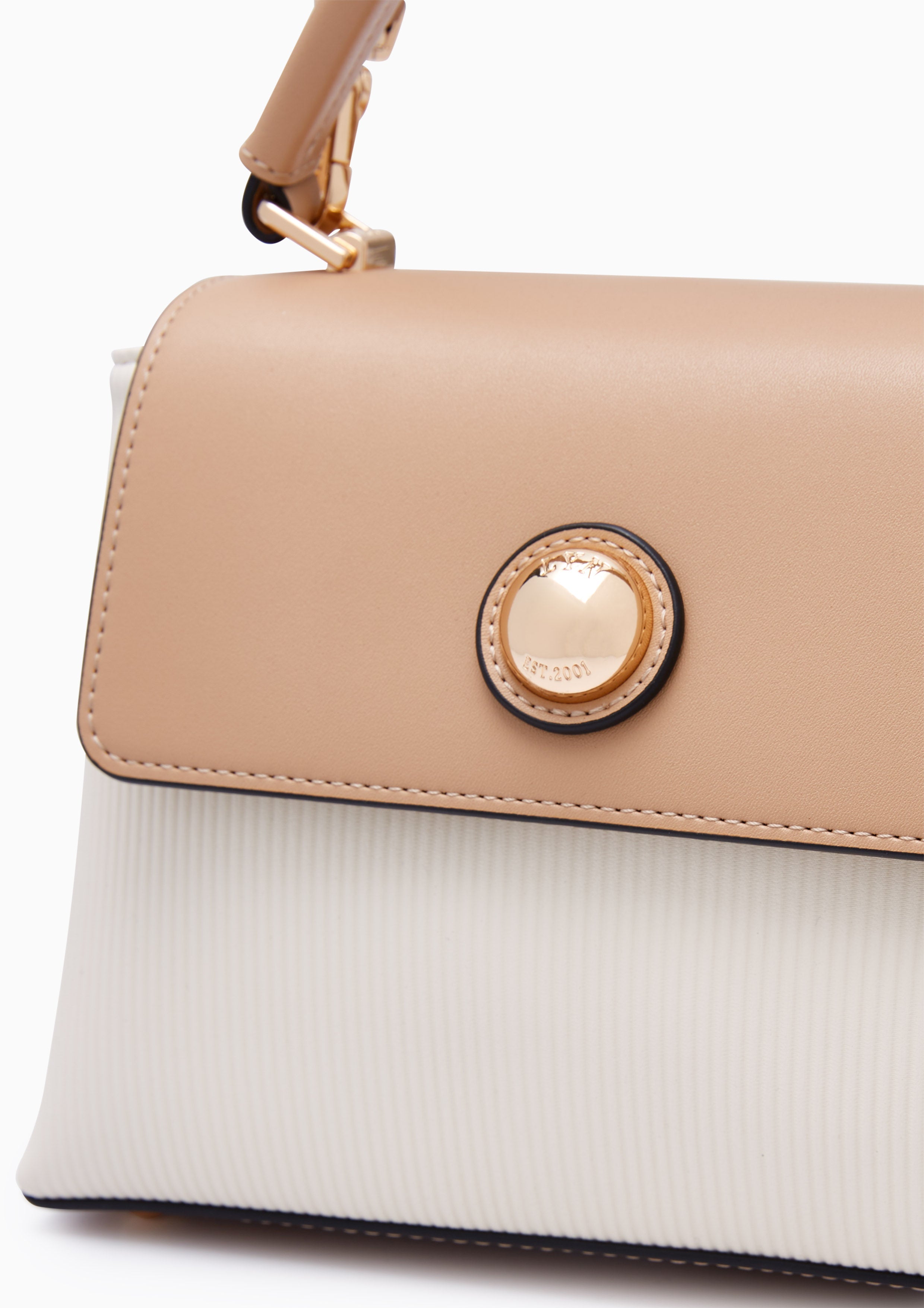 Harmony Top Handle Handbag - White Variation 2