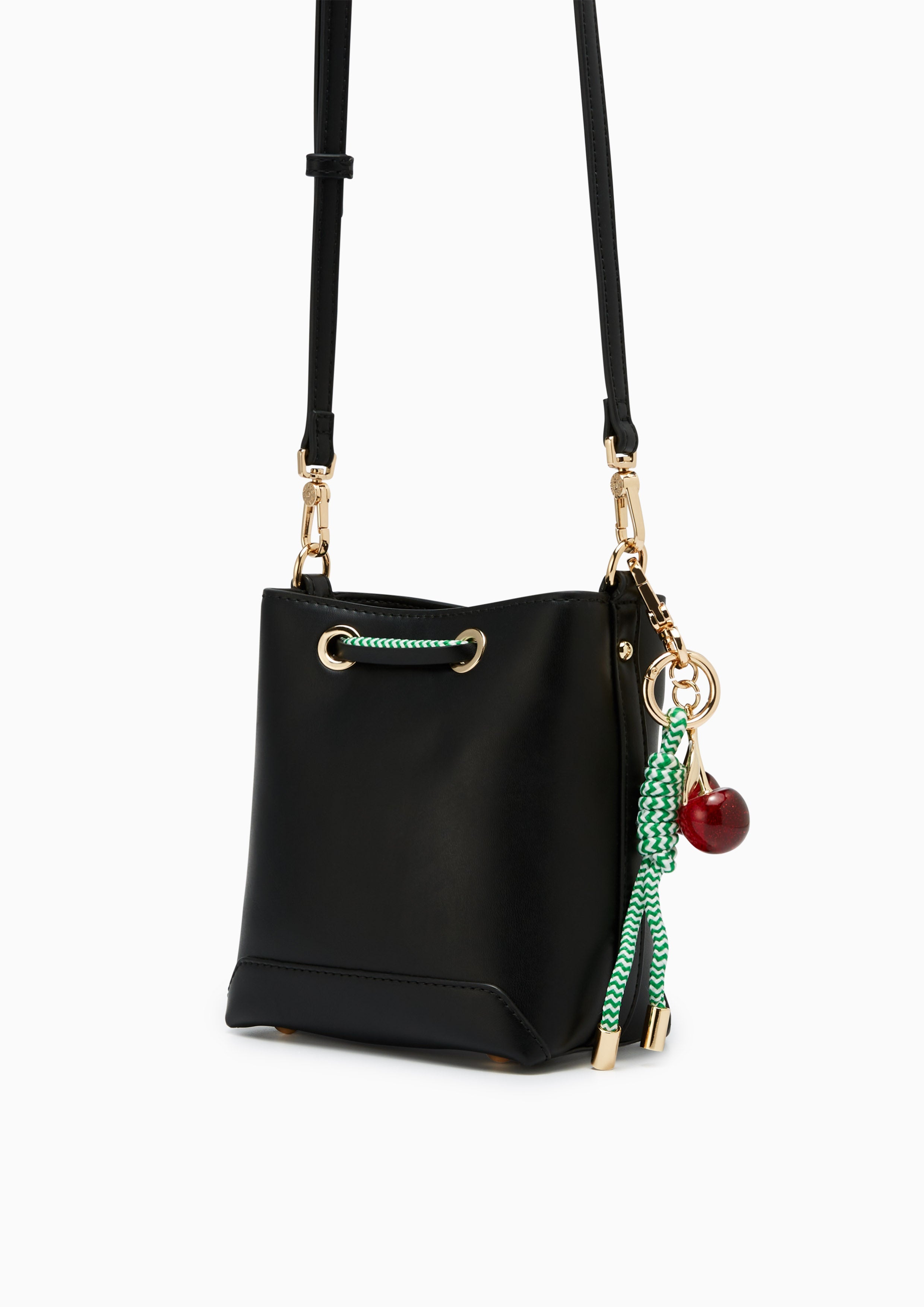 Bethany Mini Bucket Bag - Black