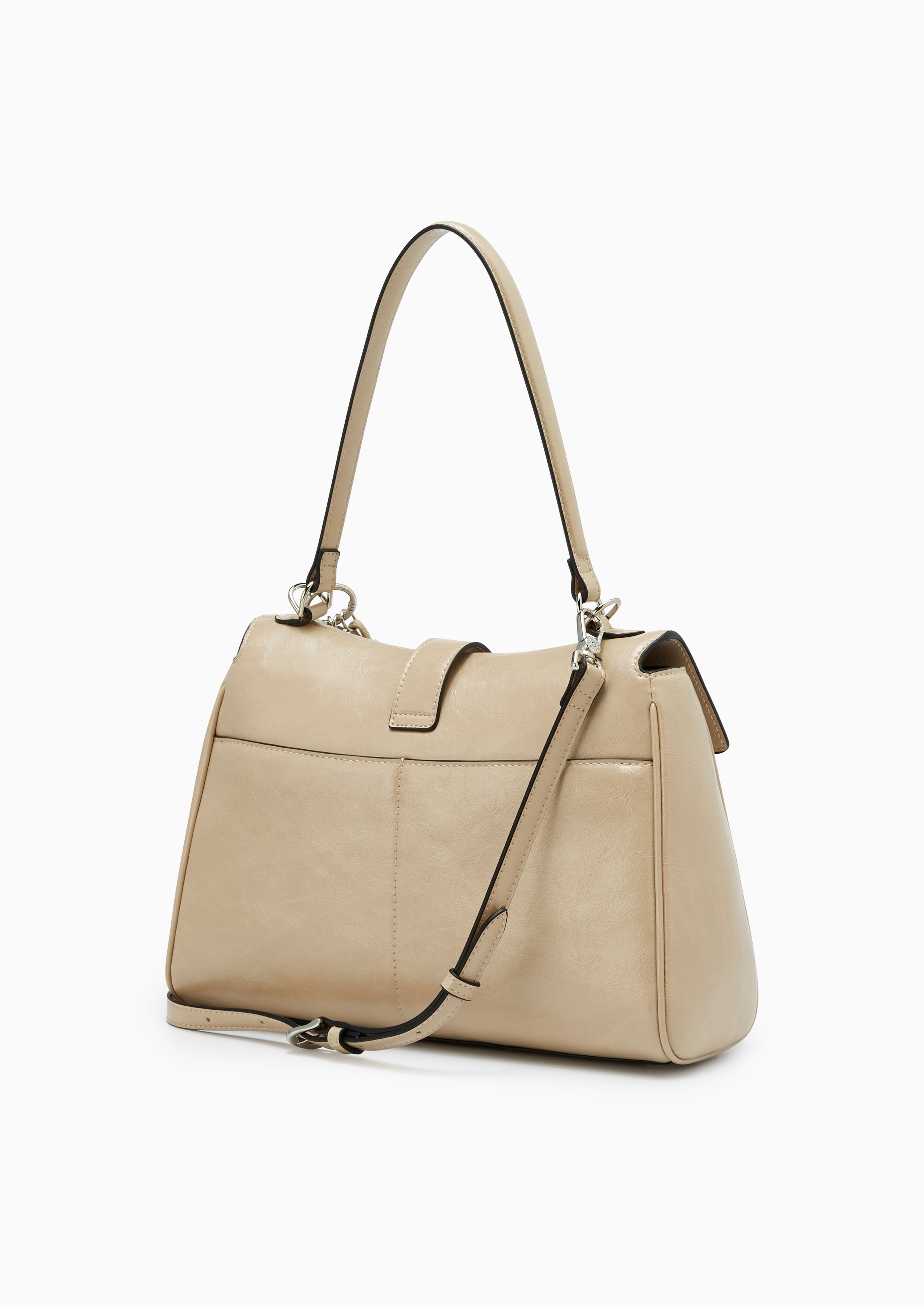Cora L Shoulder Bag - Light Beige