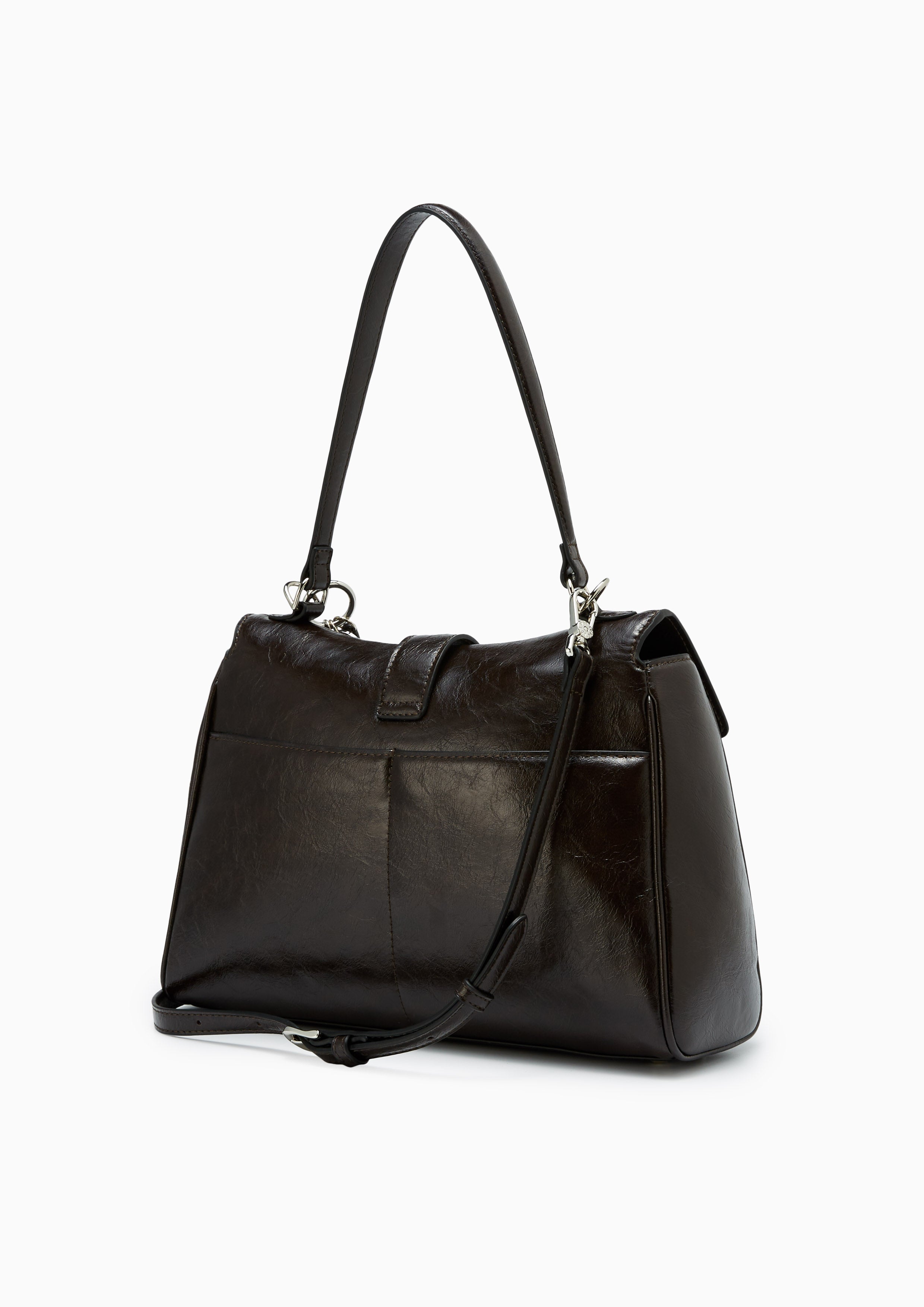 Cora L Shoulder Bag - Dark Brown