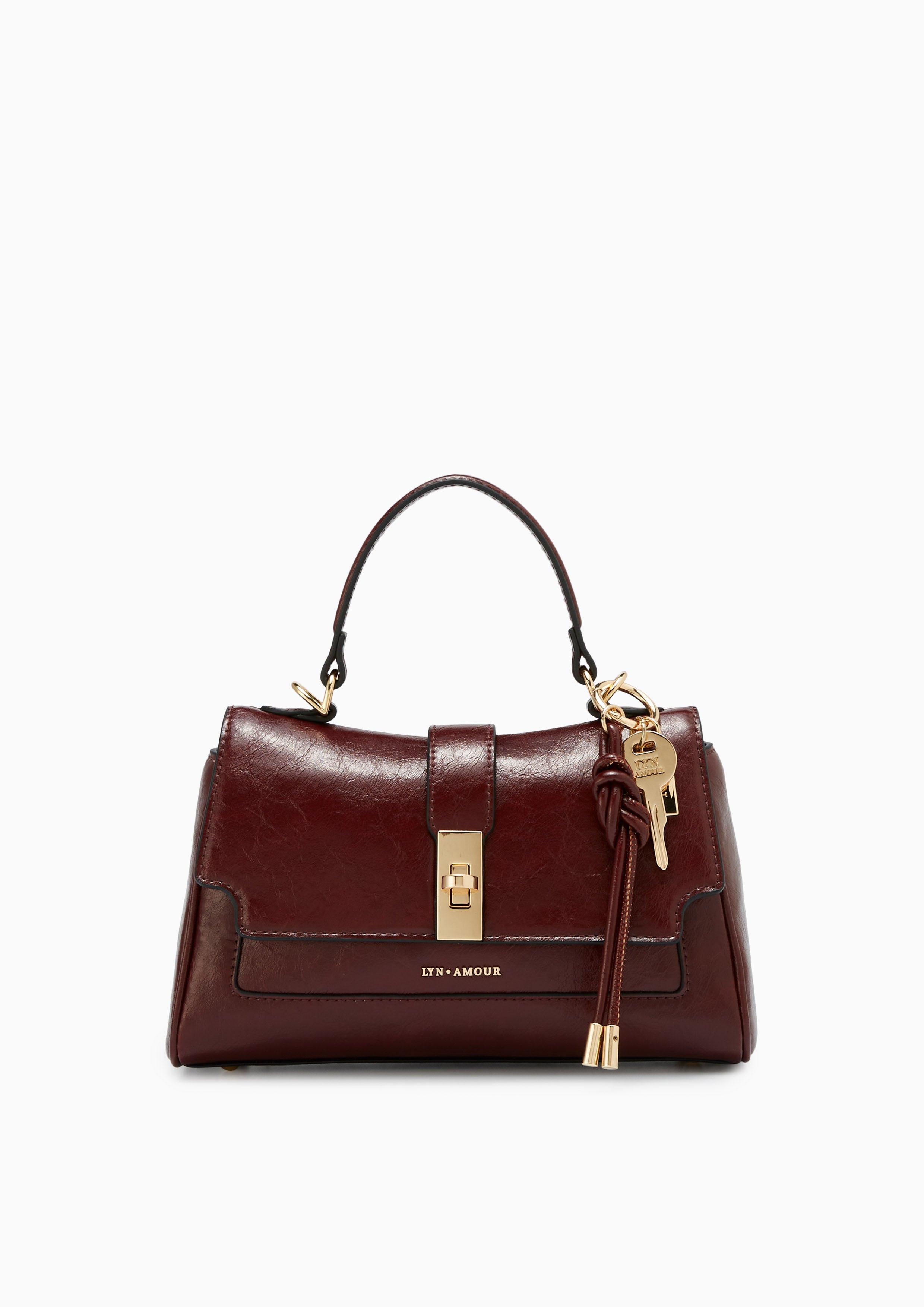 Cora S Shoulder Bag - Dark Red