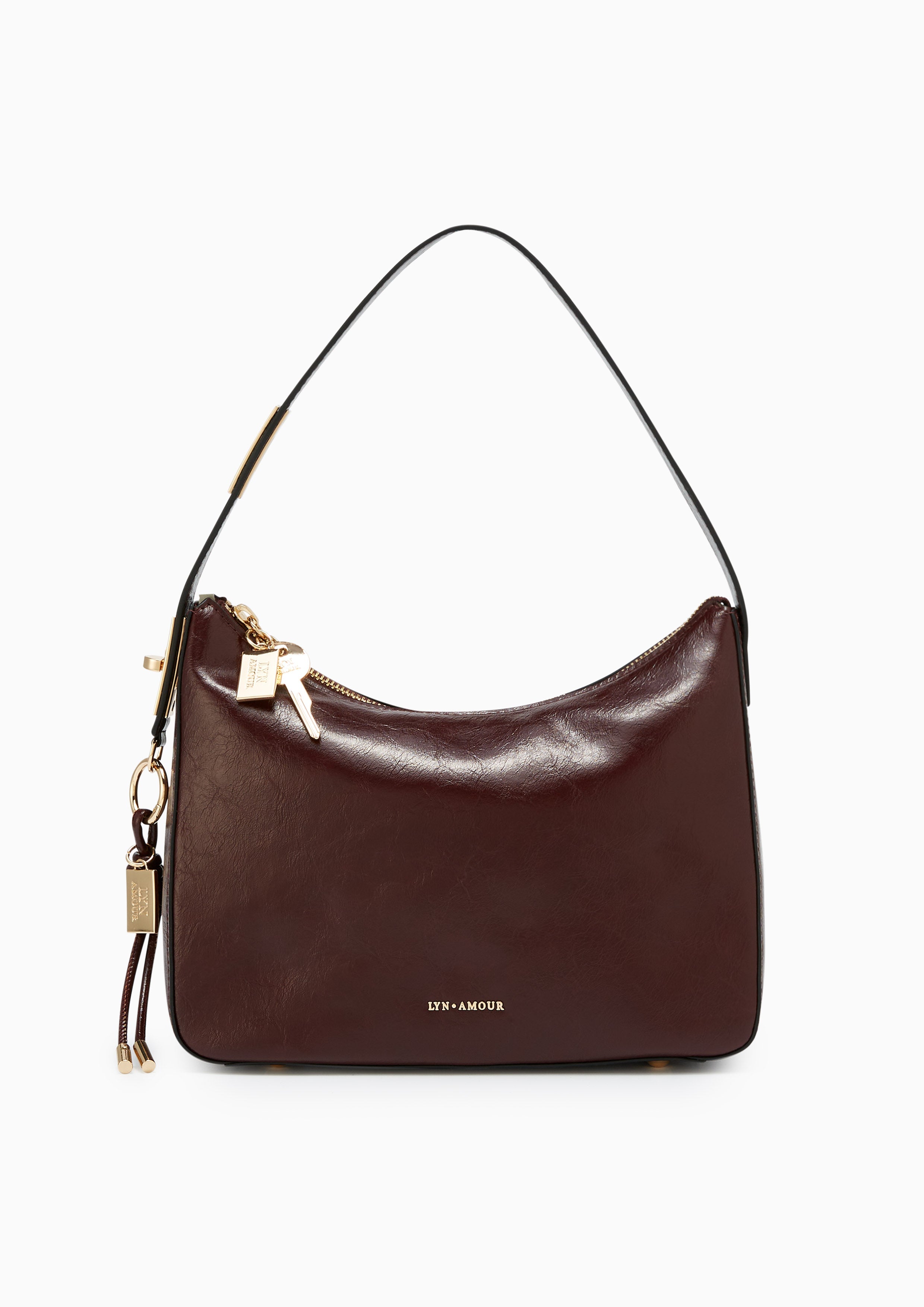 Cora  M Shoulder Bag - Dark Red