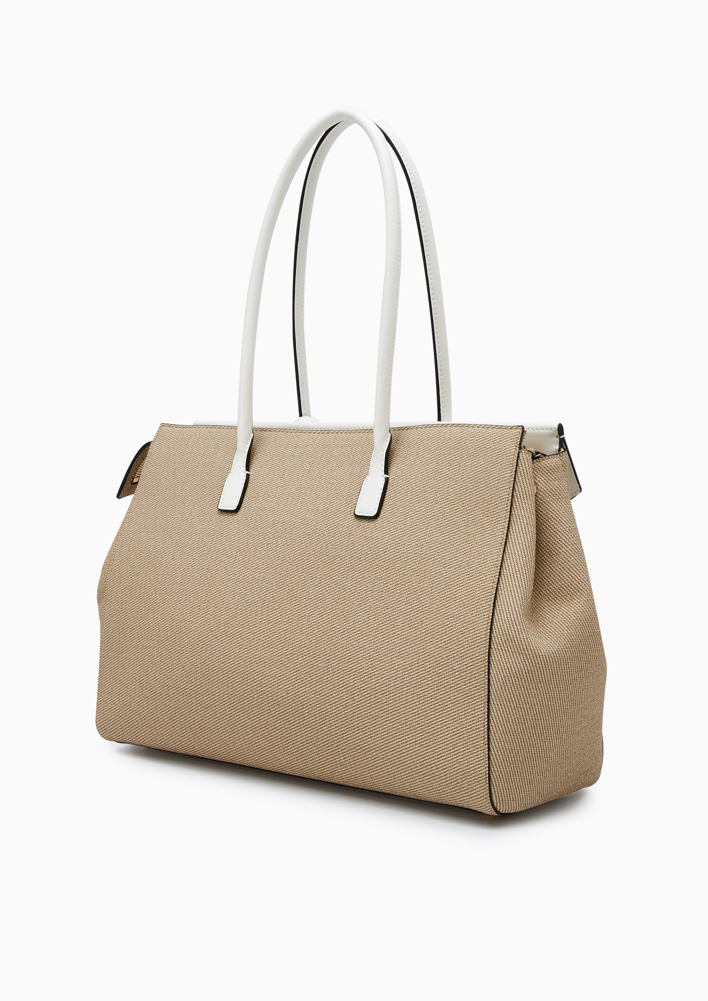 Andera  L Tote Bag - Beige