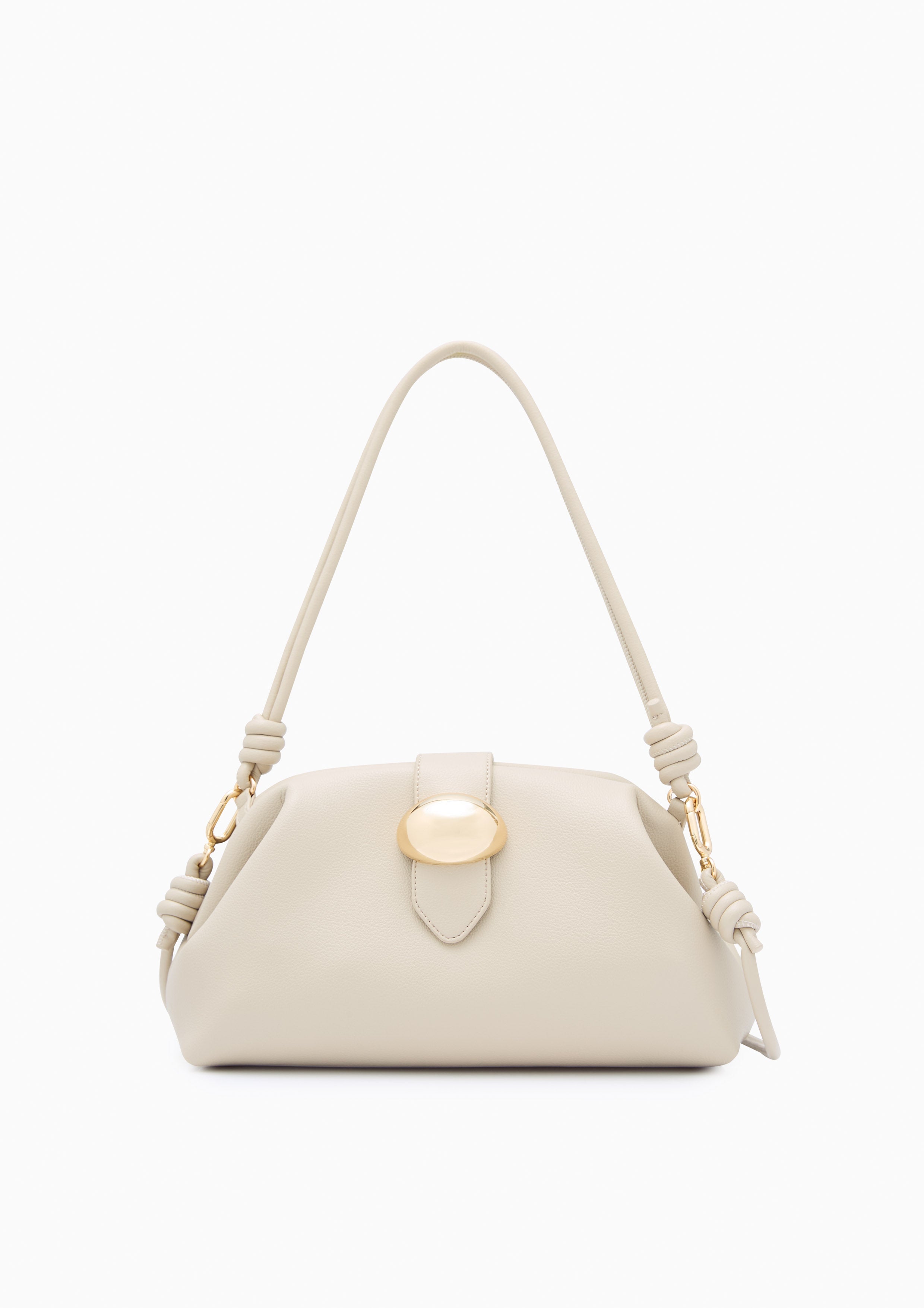 Pillow Crossbody Bag - Light Beige