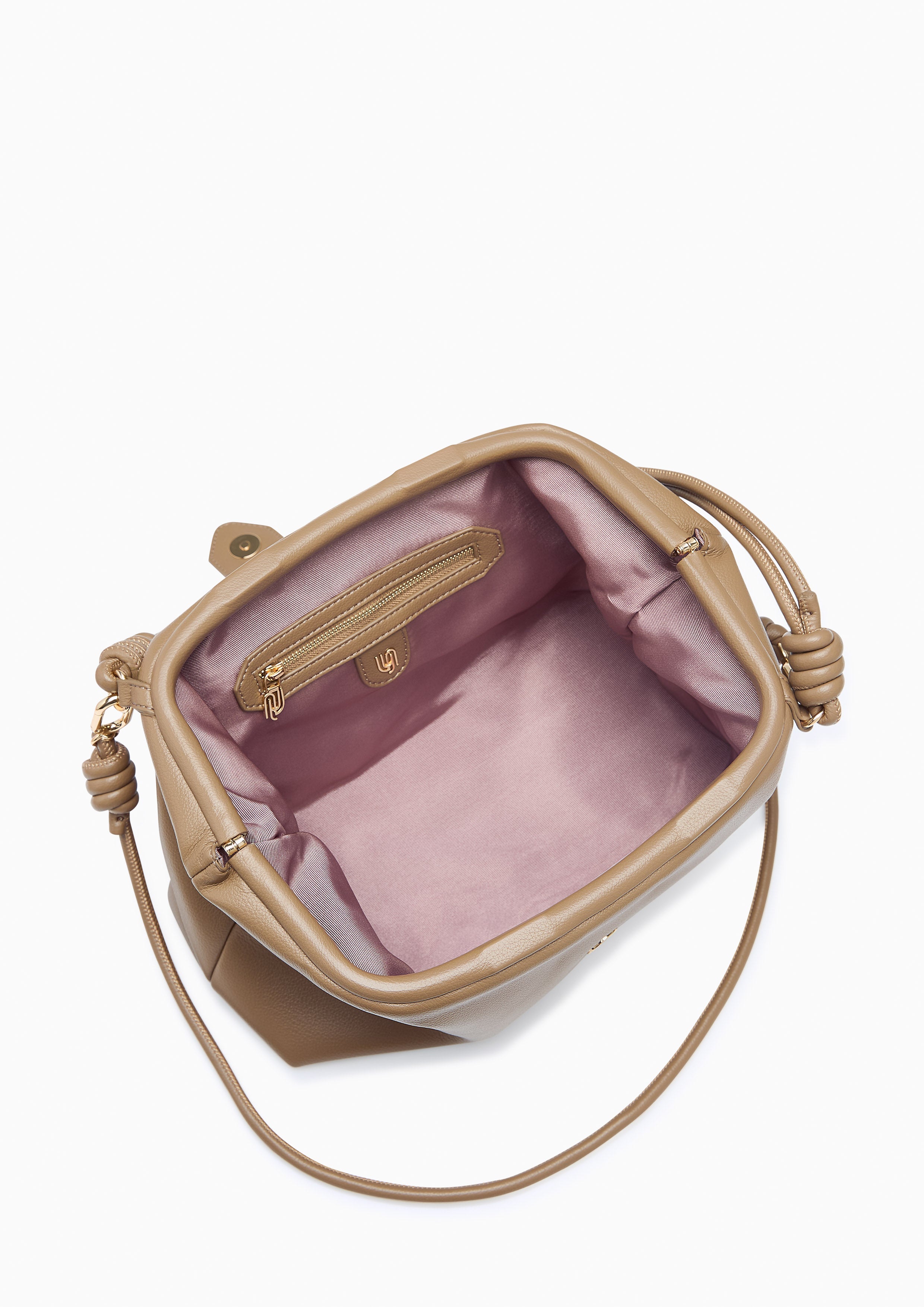 Pillow Crossbody Bag - Brown