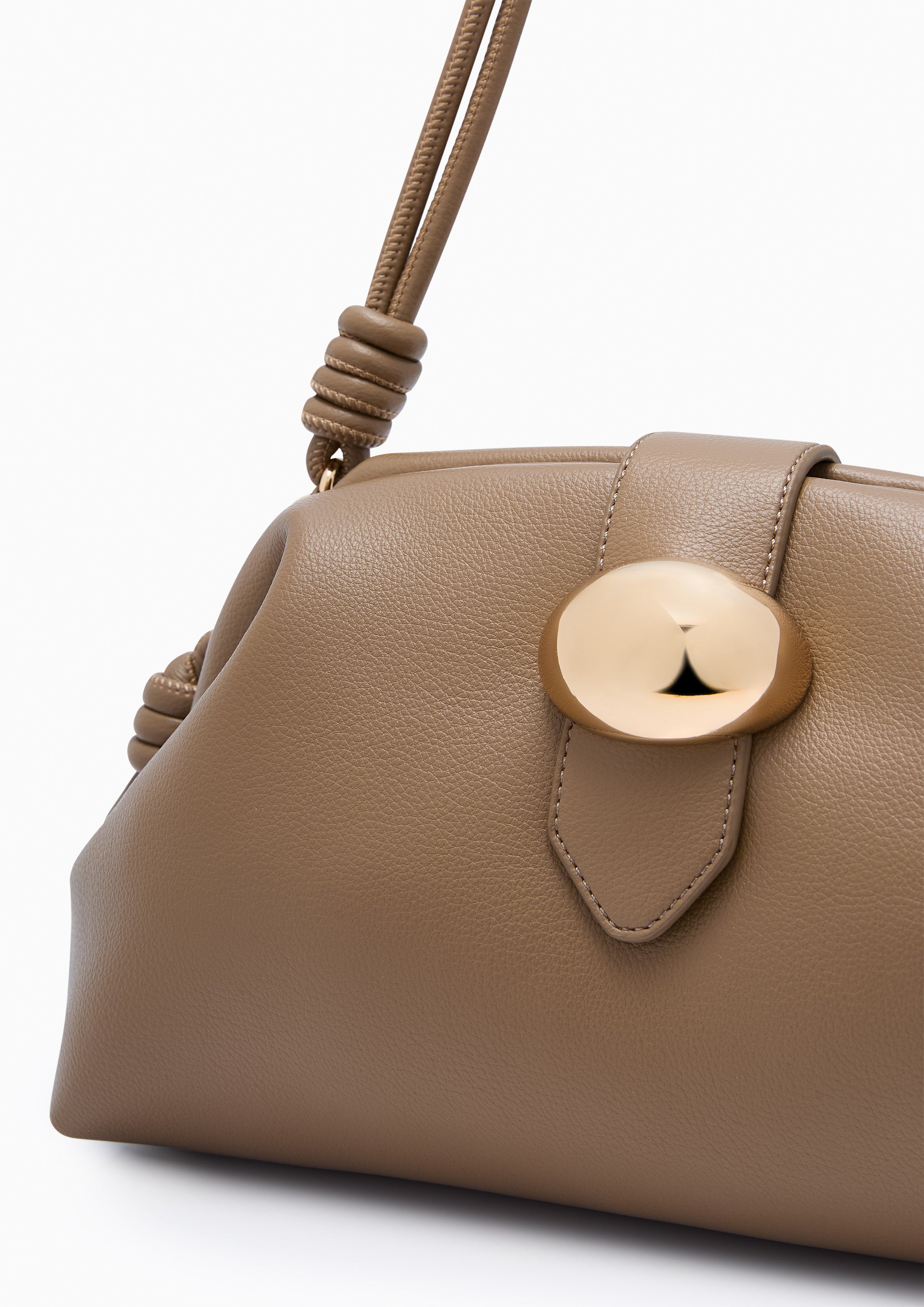 Pillow Crossbody Bag - Brown