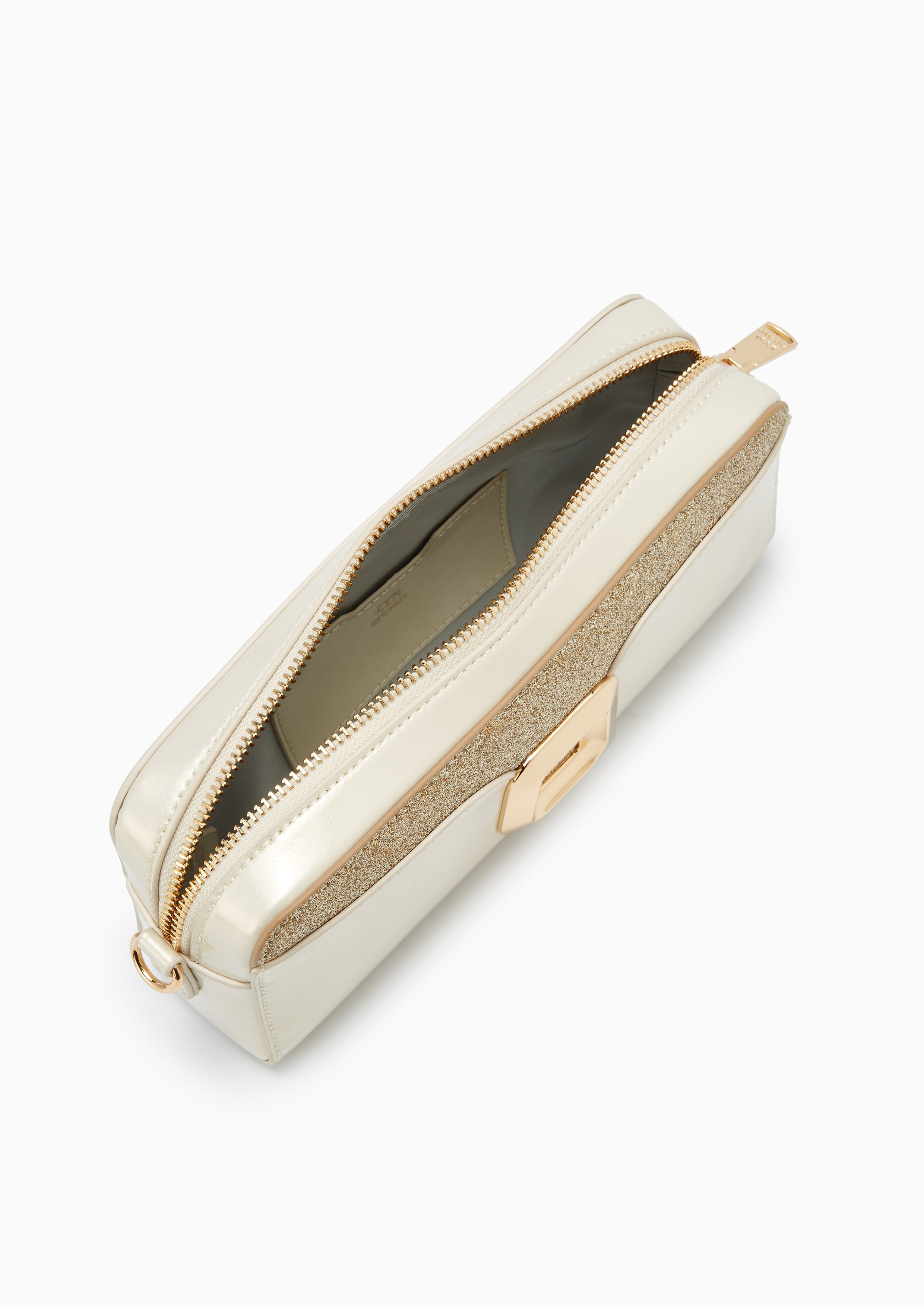 Diva Clutch Crossbody Bag - Light Beige