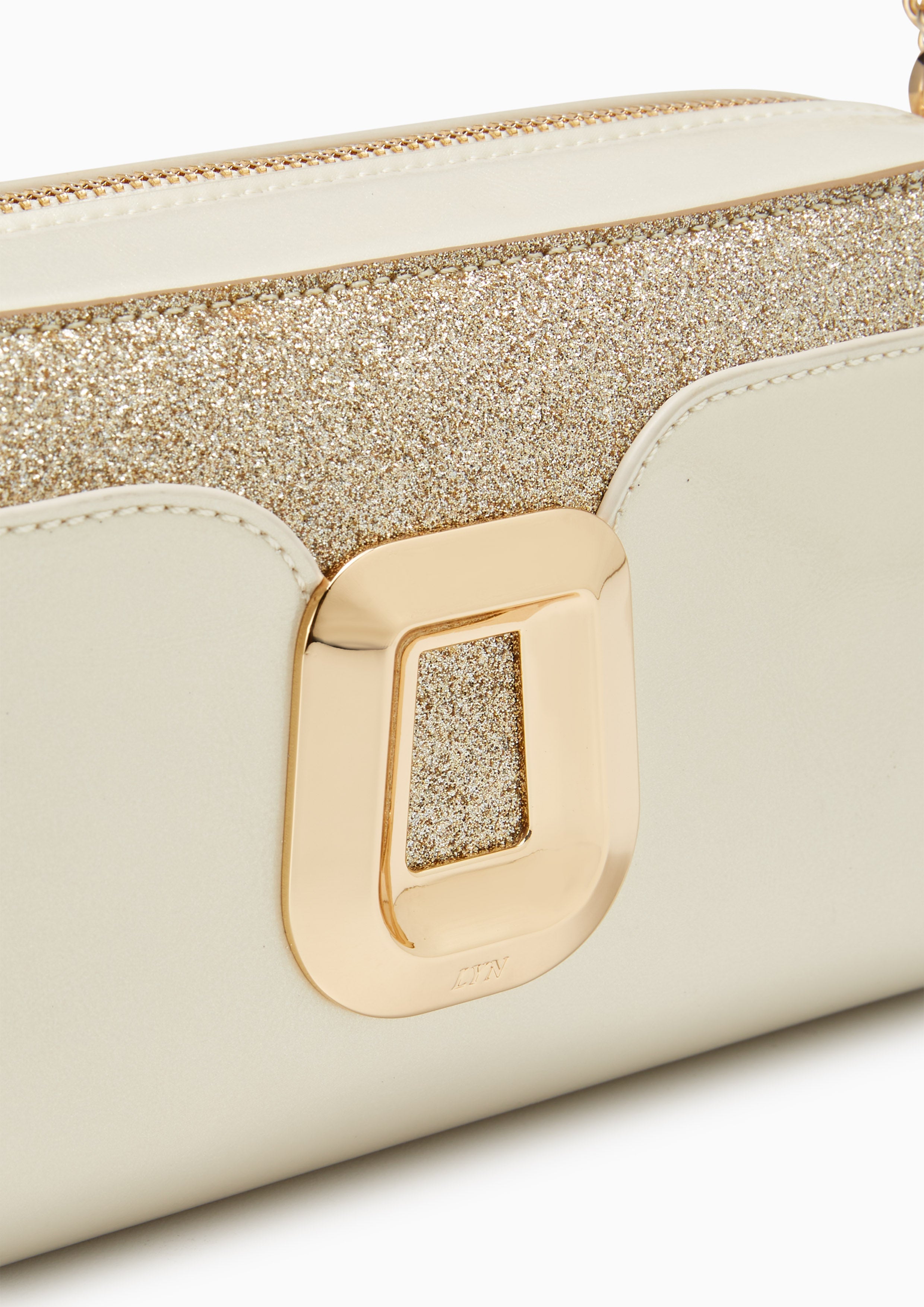 Diva Clutch Crossbody Bag - Light Beige