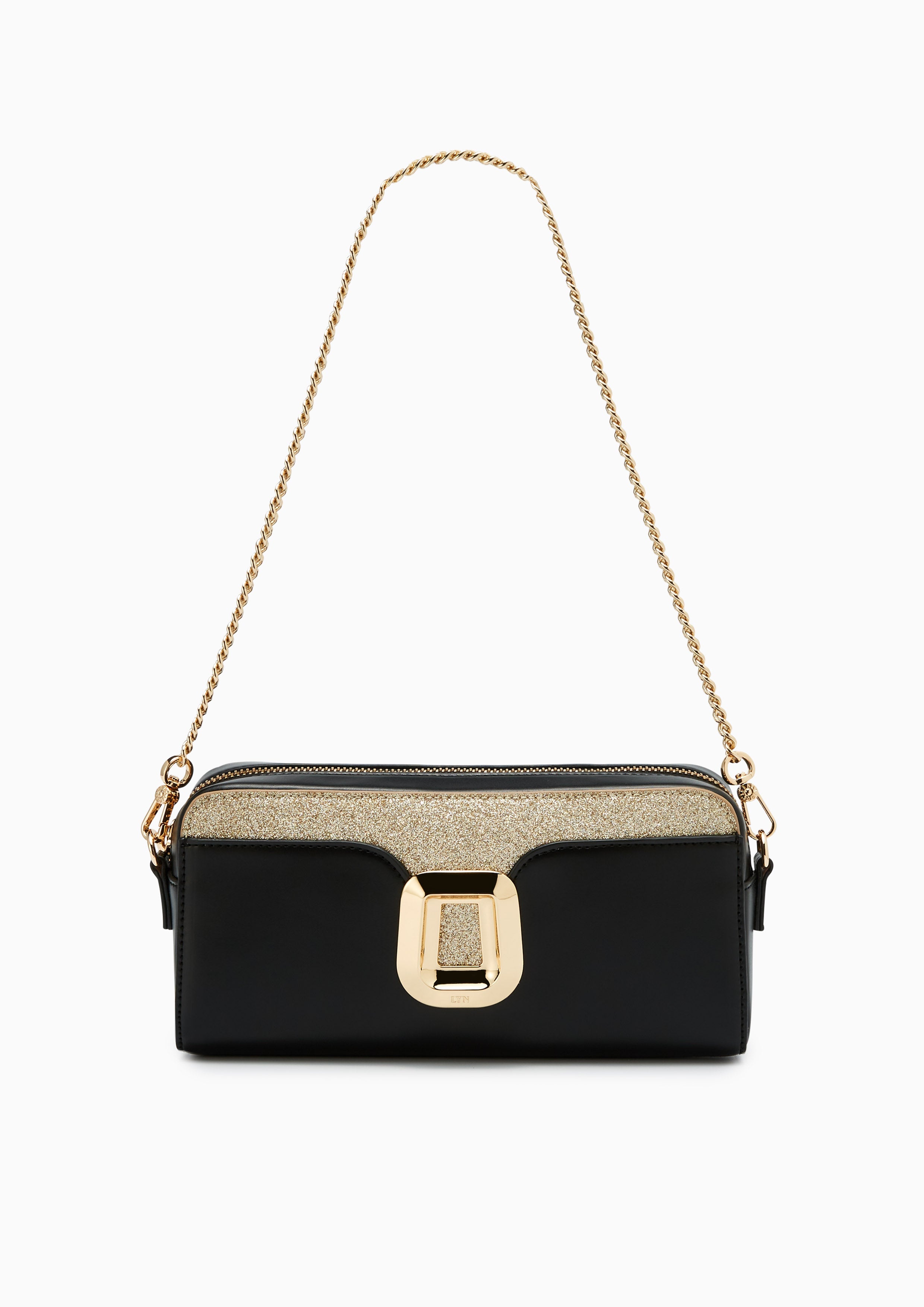 Diva Clutch Crossbody Bag - Black