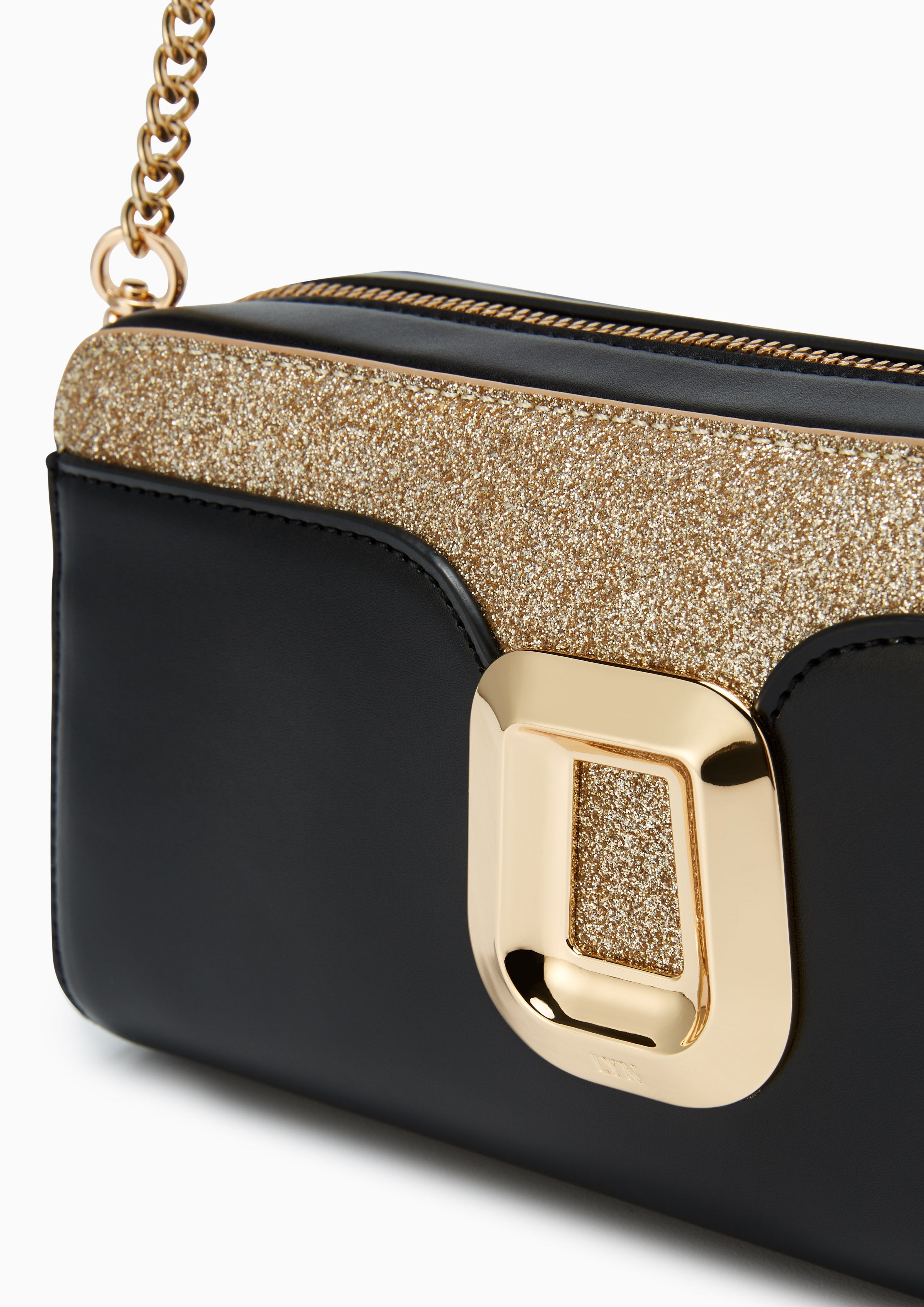 Diva Clutch Crossbody Bag - Black