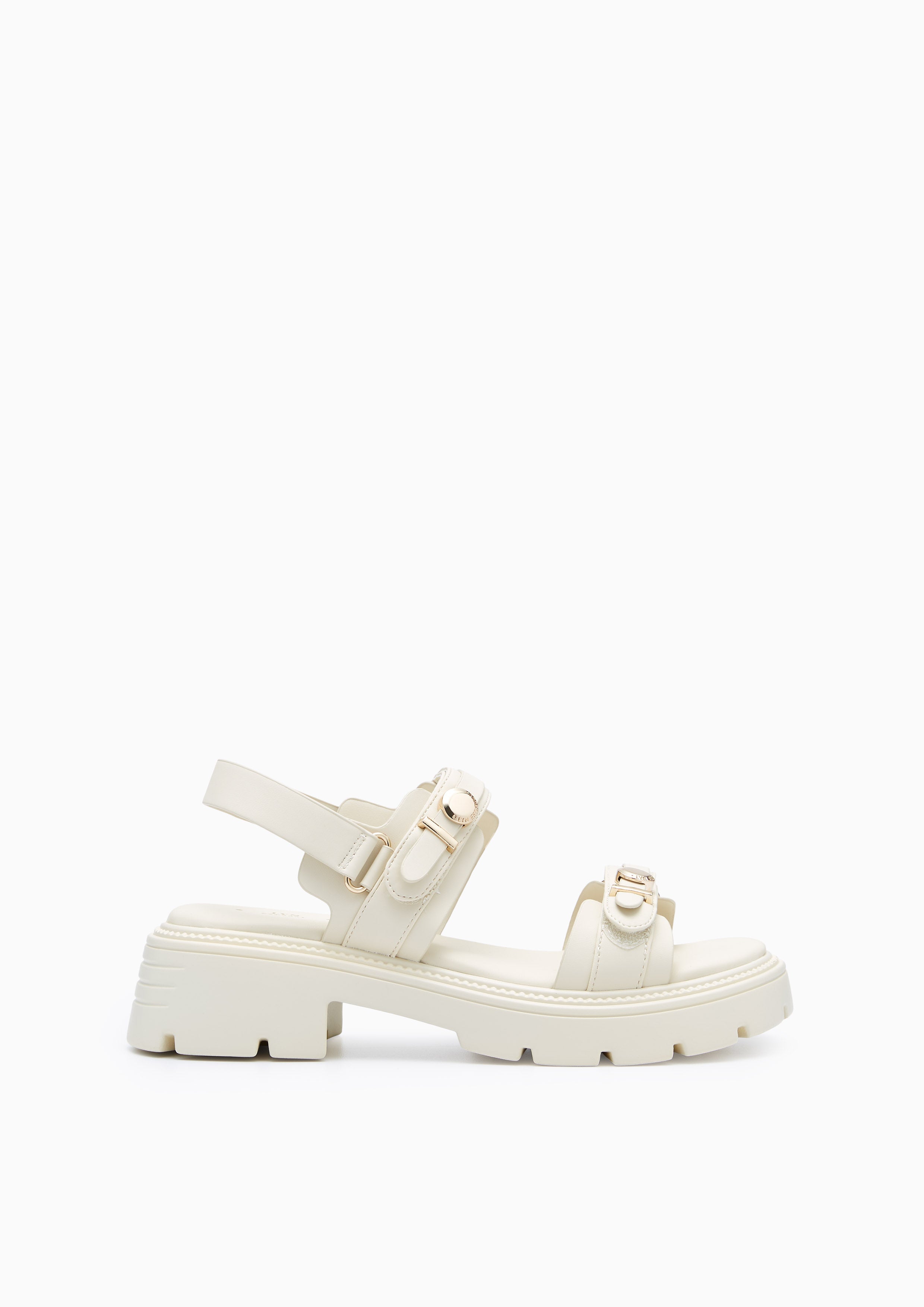 Anderson Platform Flats And Sandals - Ivory