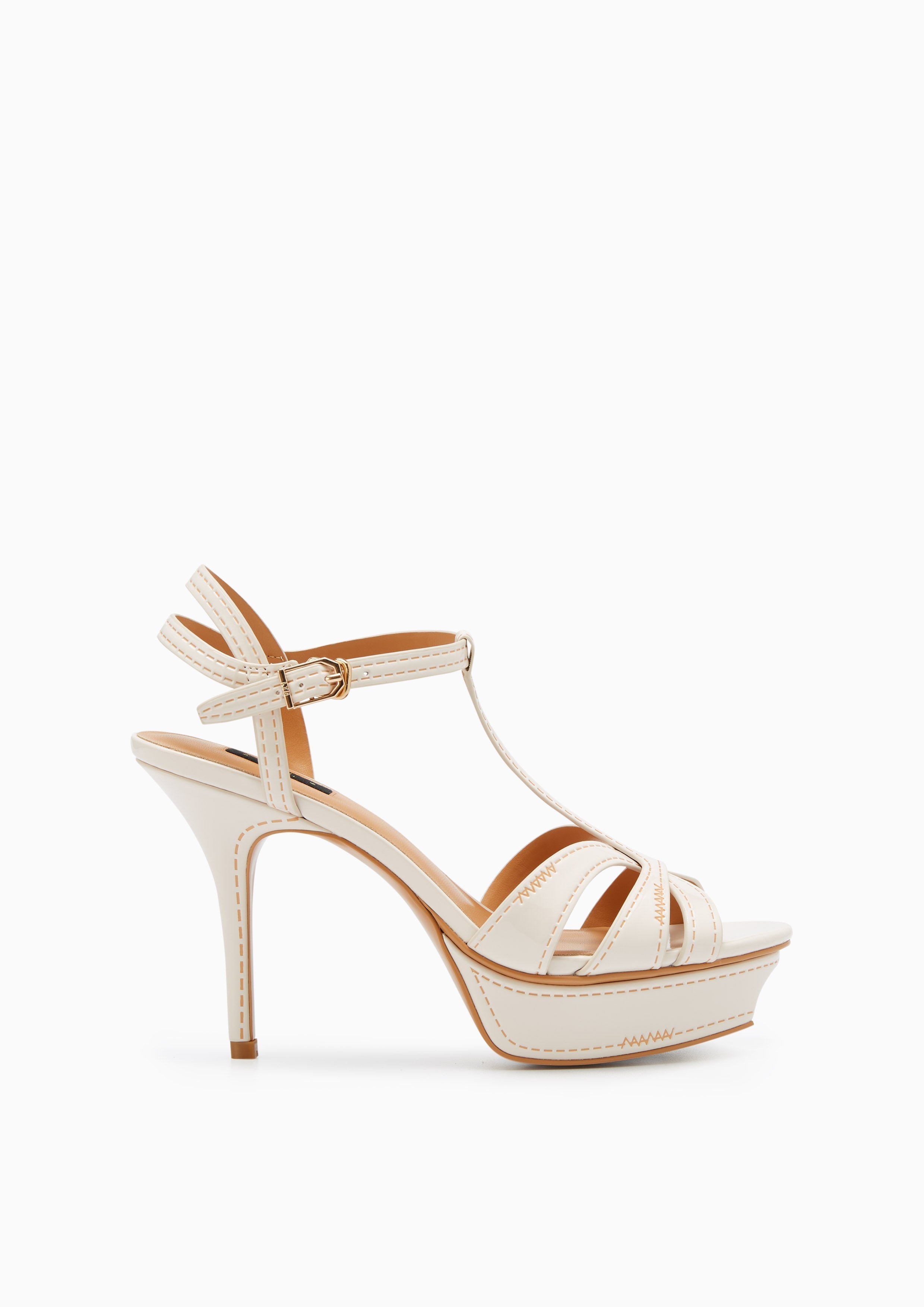 Sabella Stitched Flats And Sandals - Ivory