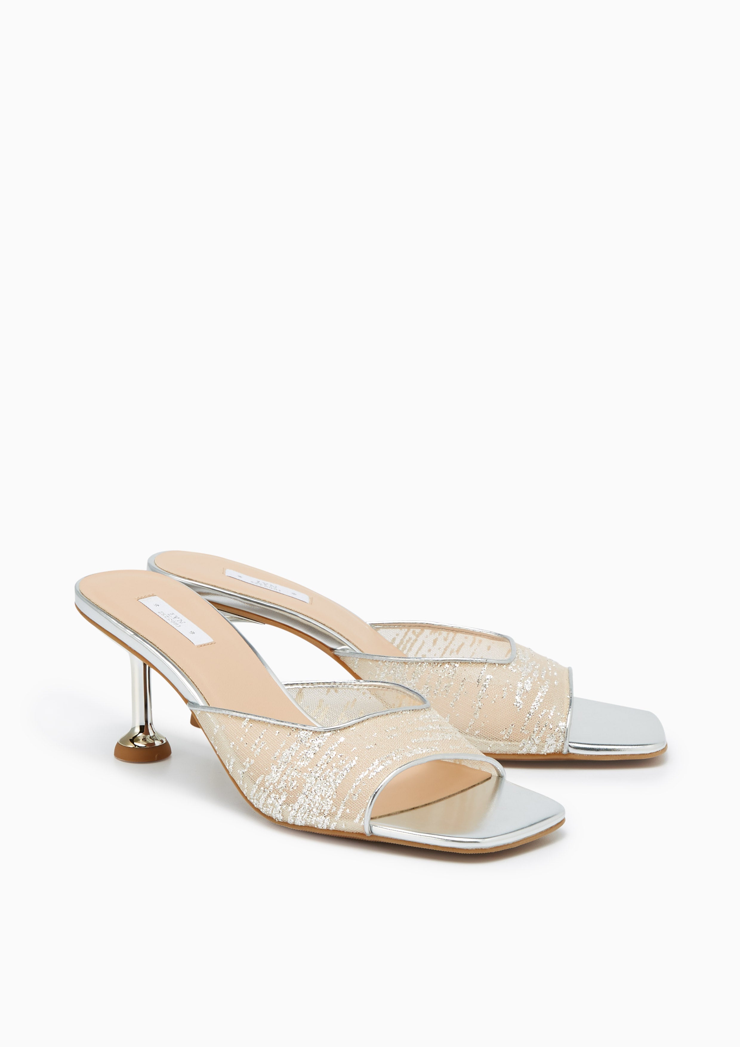 Coco Heels - Silver