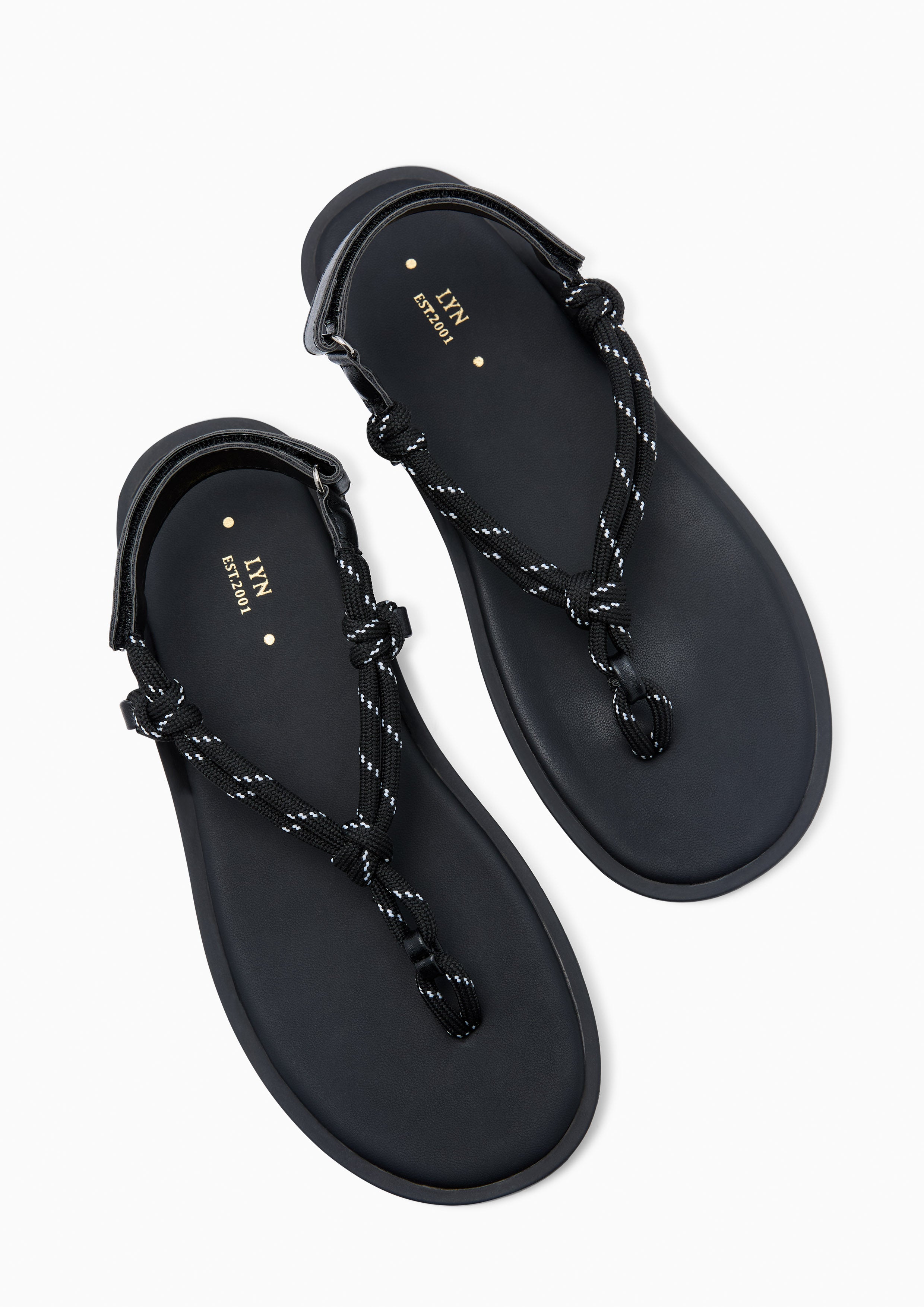 Yuki  Flats And Sandals - Black