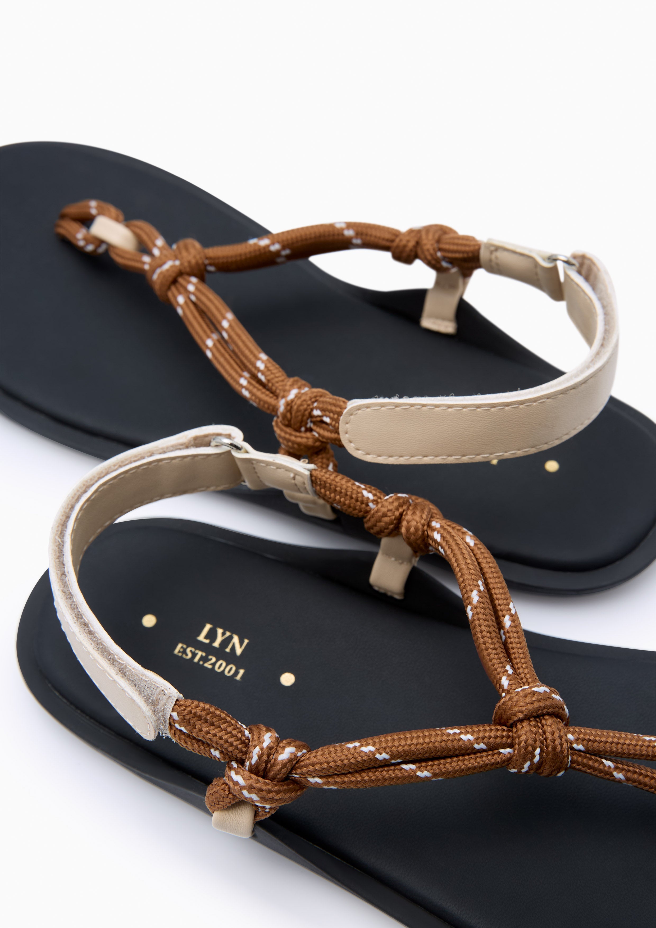 Yuki  Flats And Sandals - Brown