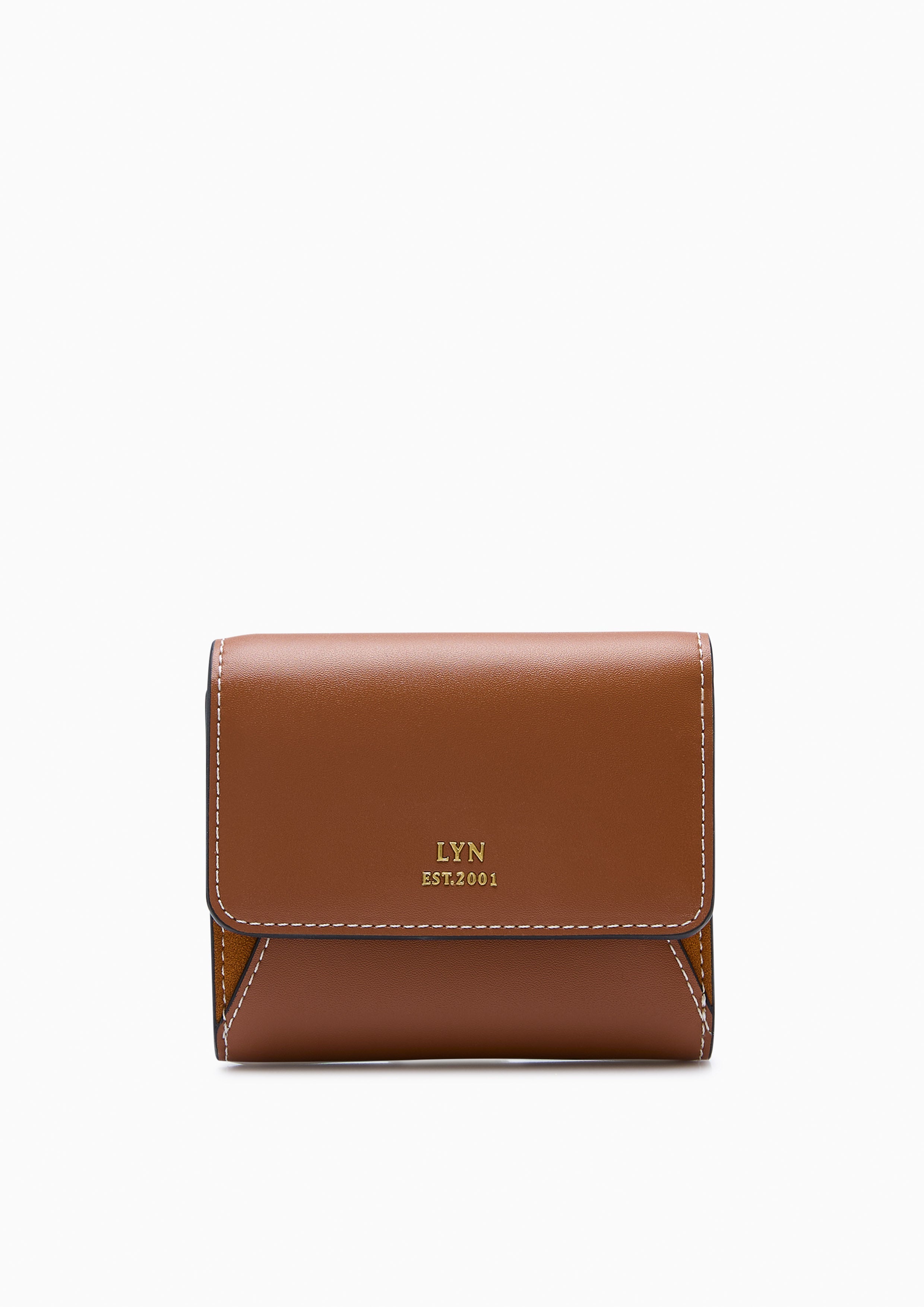 Moria Tri Fold Wallet - Tan