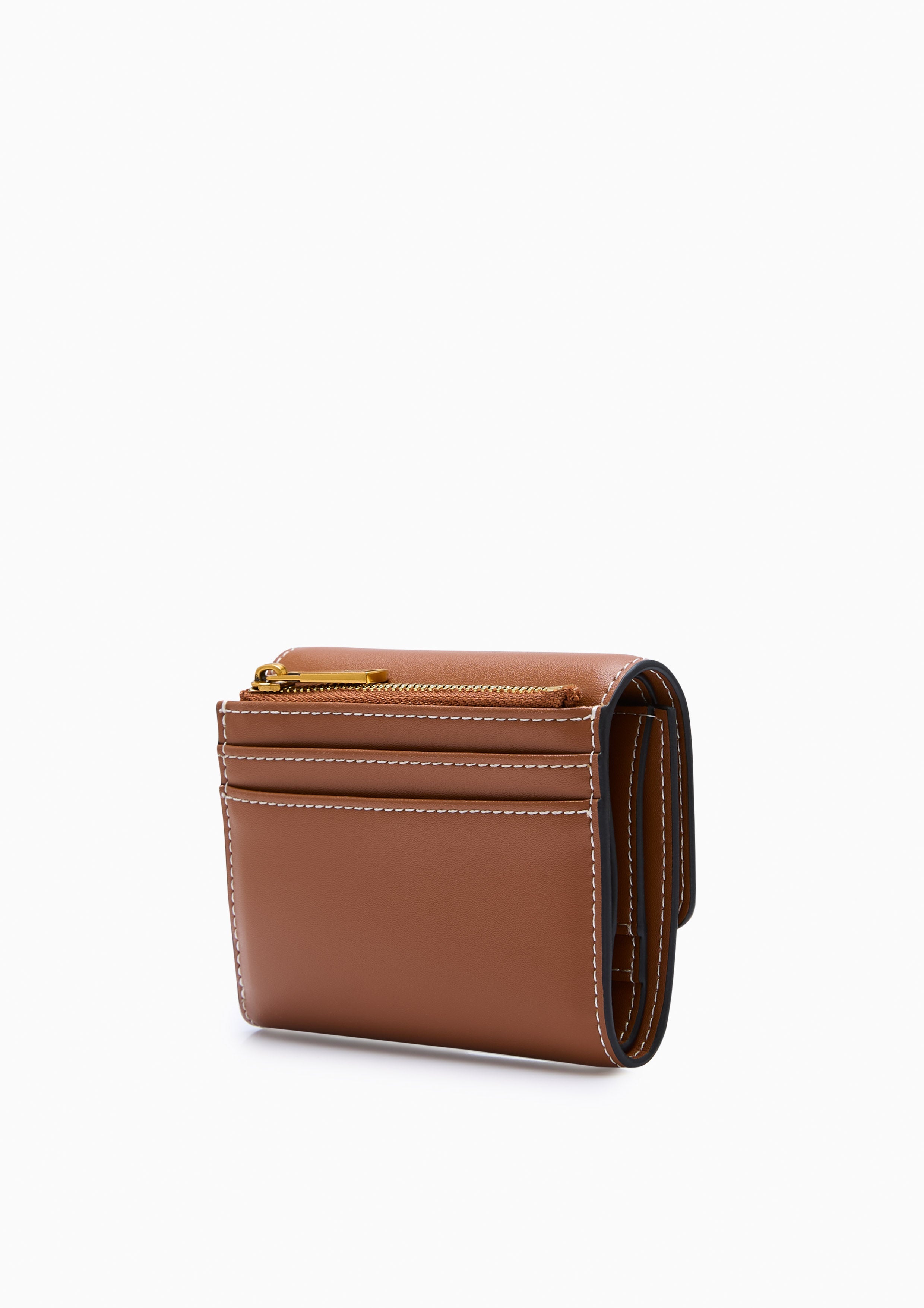 Moria Tri Fold Wallet - Tan