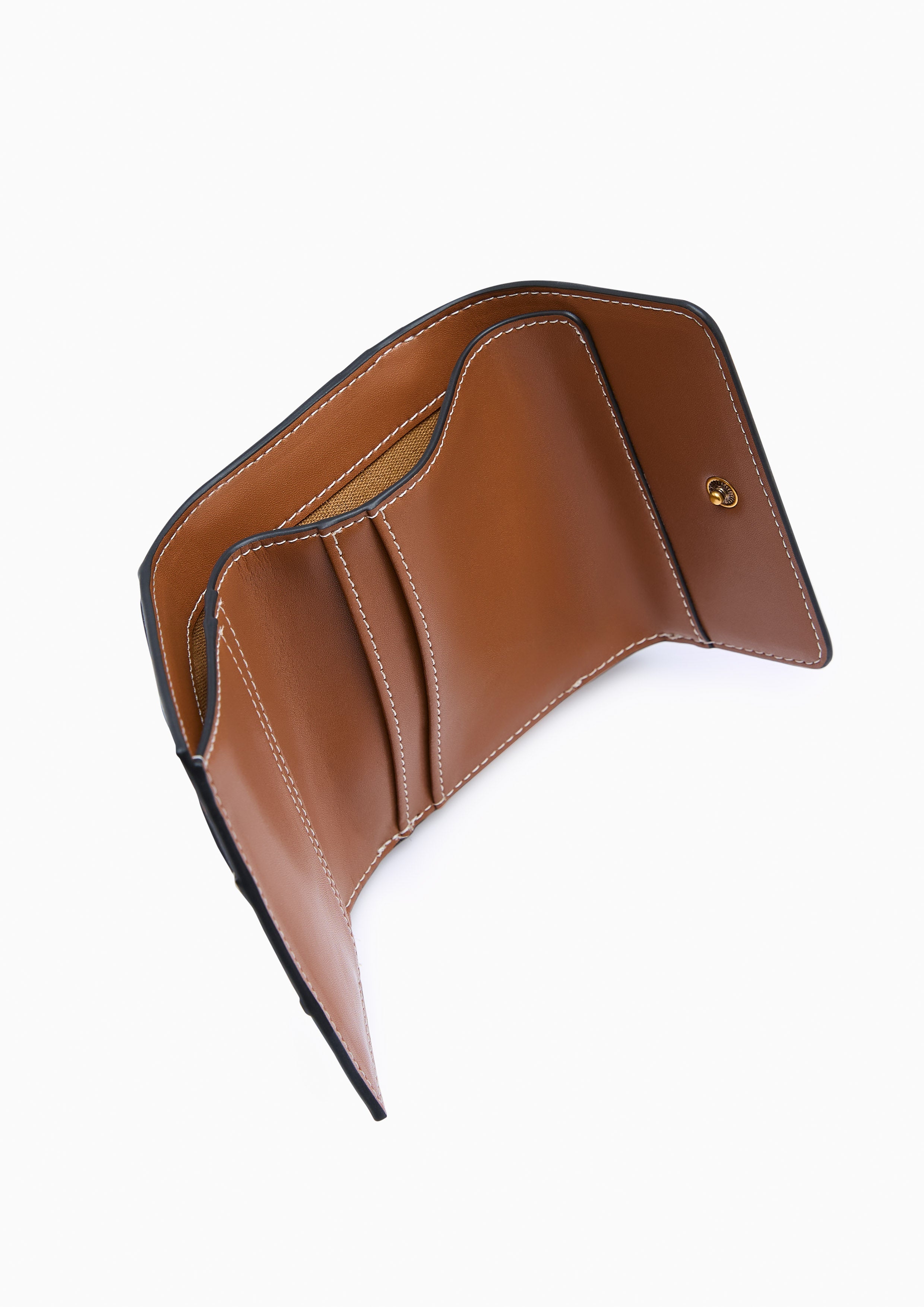 Moria Tri Fold Wallet - Tan