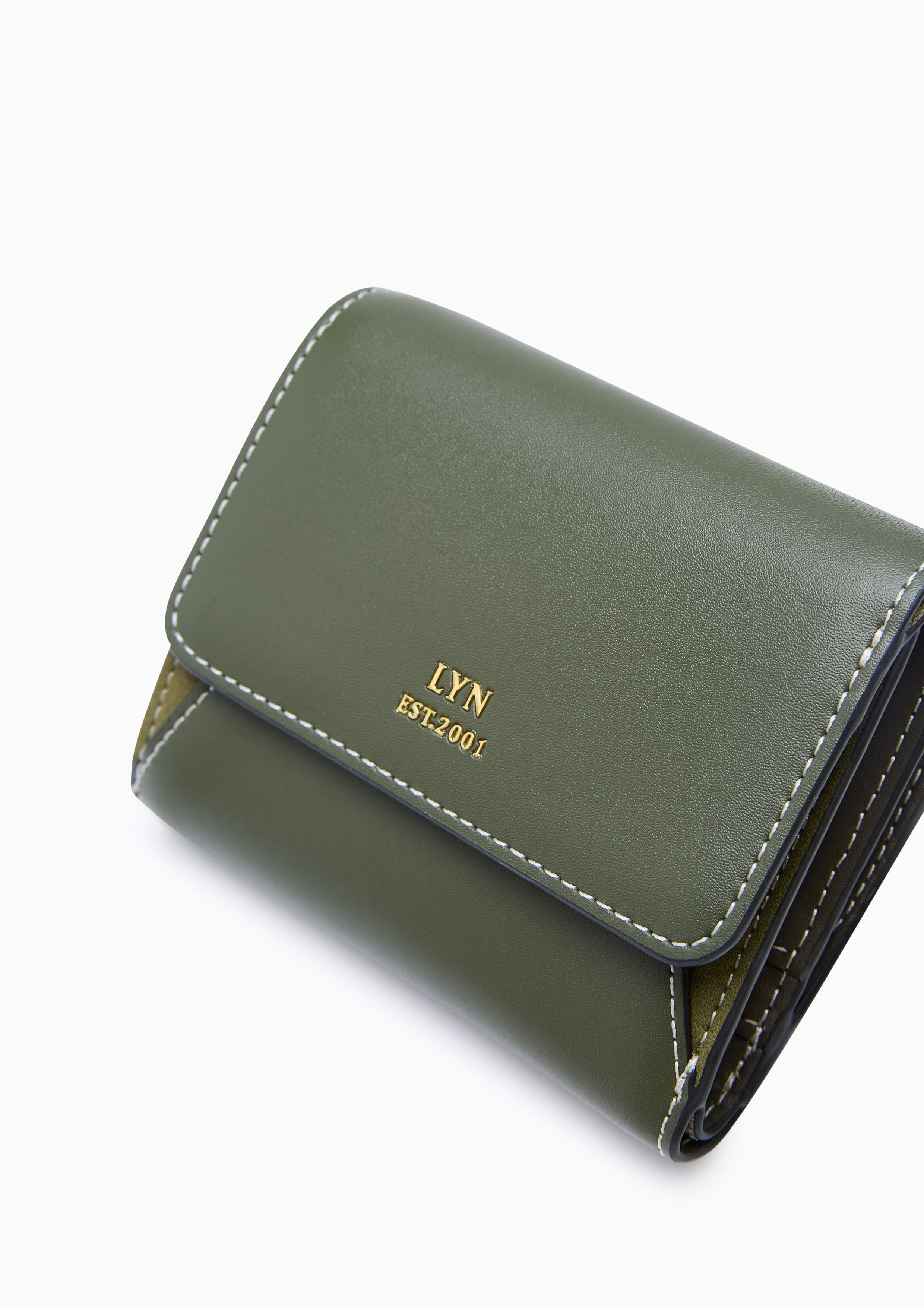 Moria Tri Fold Wallet - Dark Green