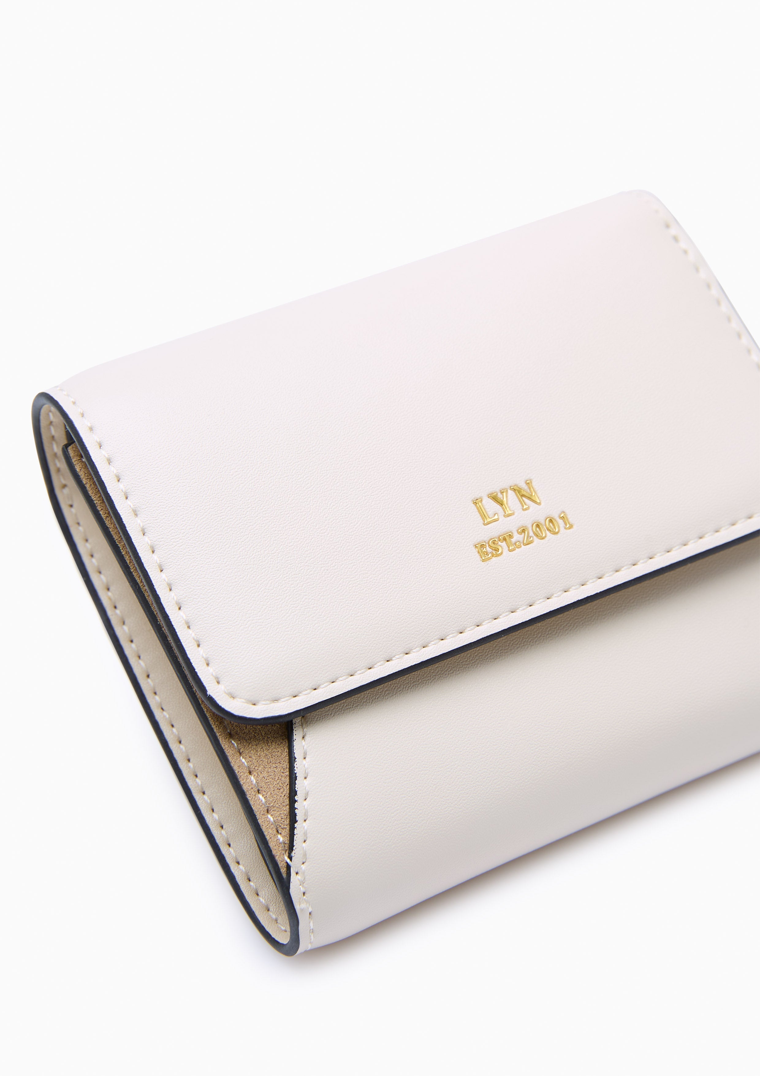 Moria Tri Fold Wallet - Ivory