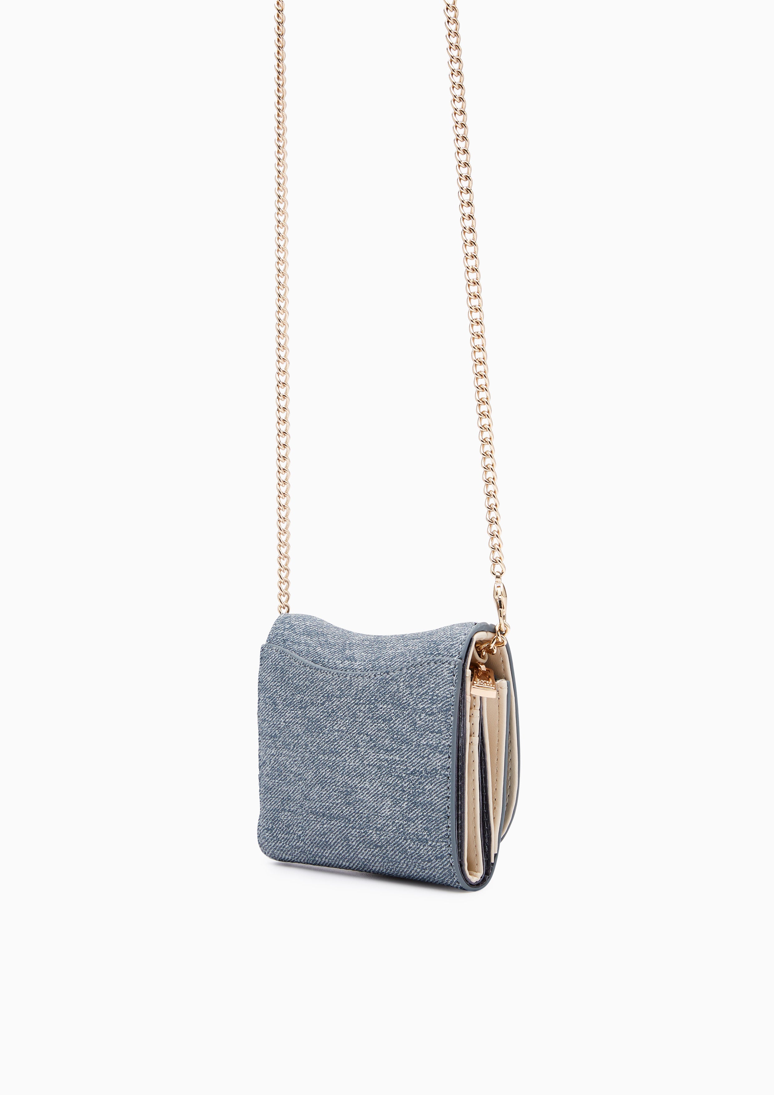Horsy Short Wallet On Chain - Blue Variation 2