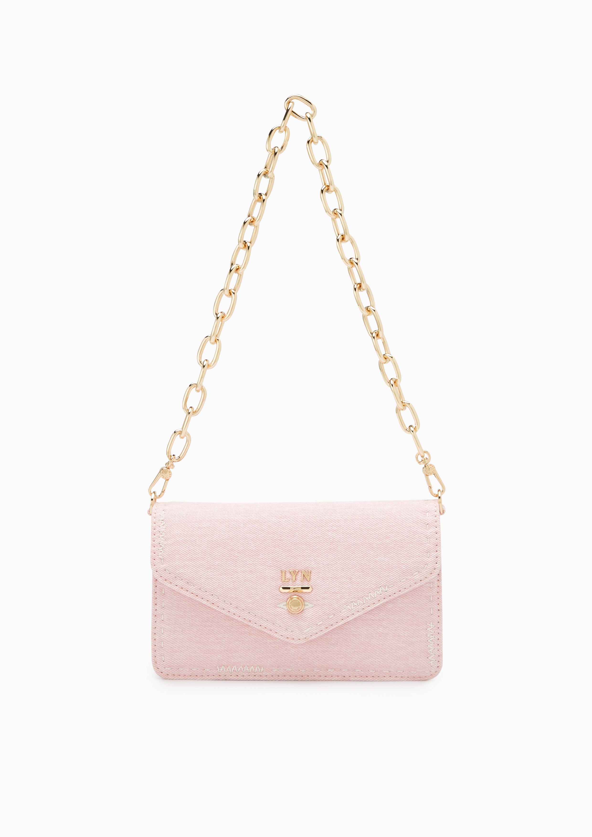 Re-Edit Stitched  Wallet On Chain - Light Pink