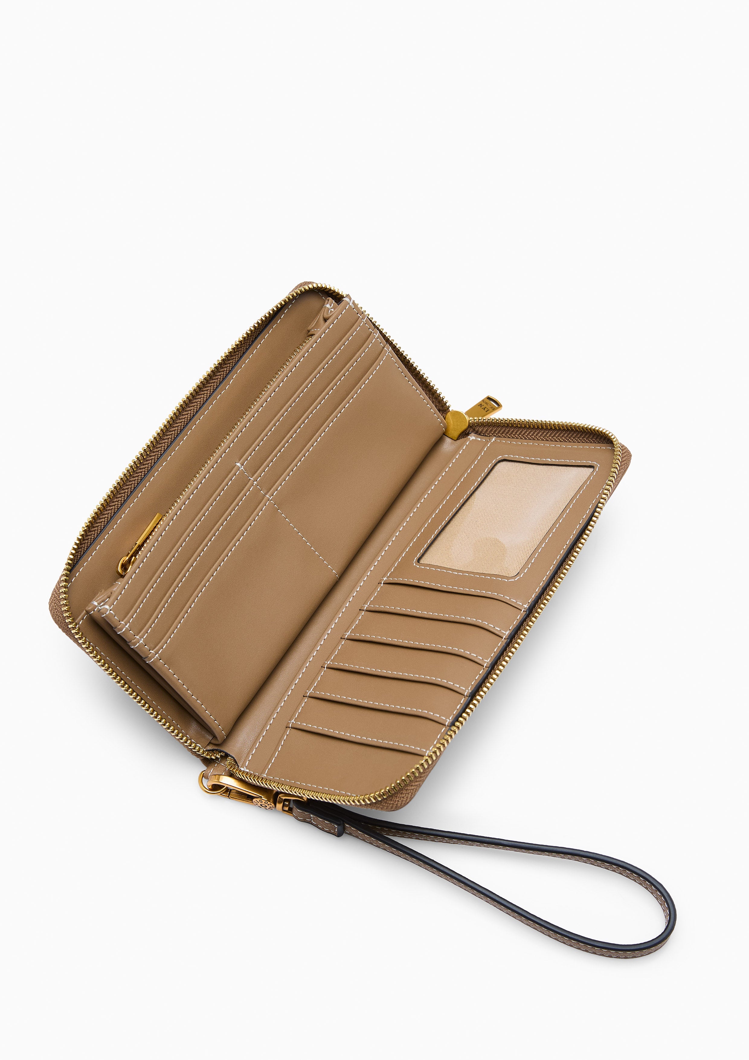 Moria  Long Wallet - Beige