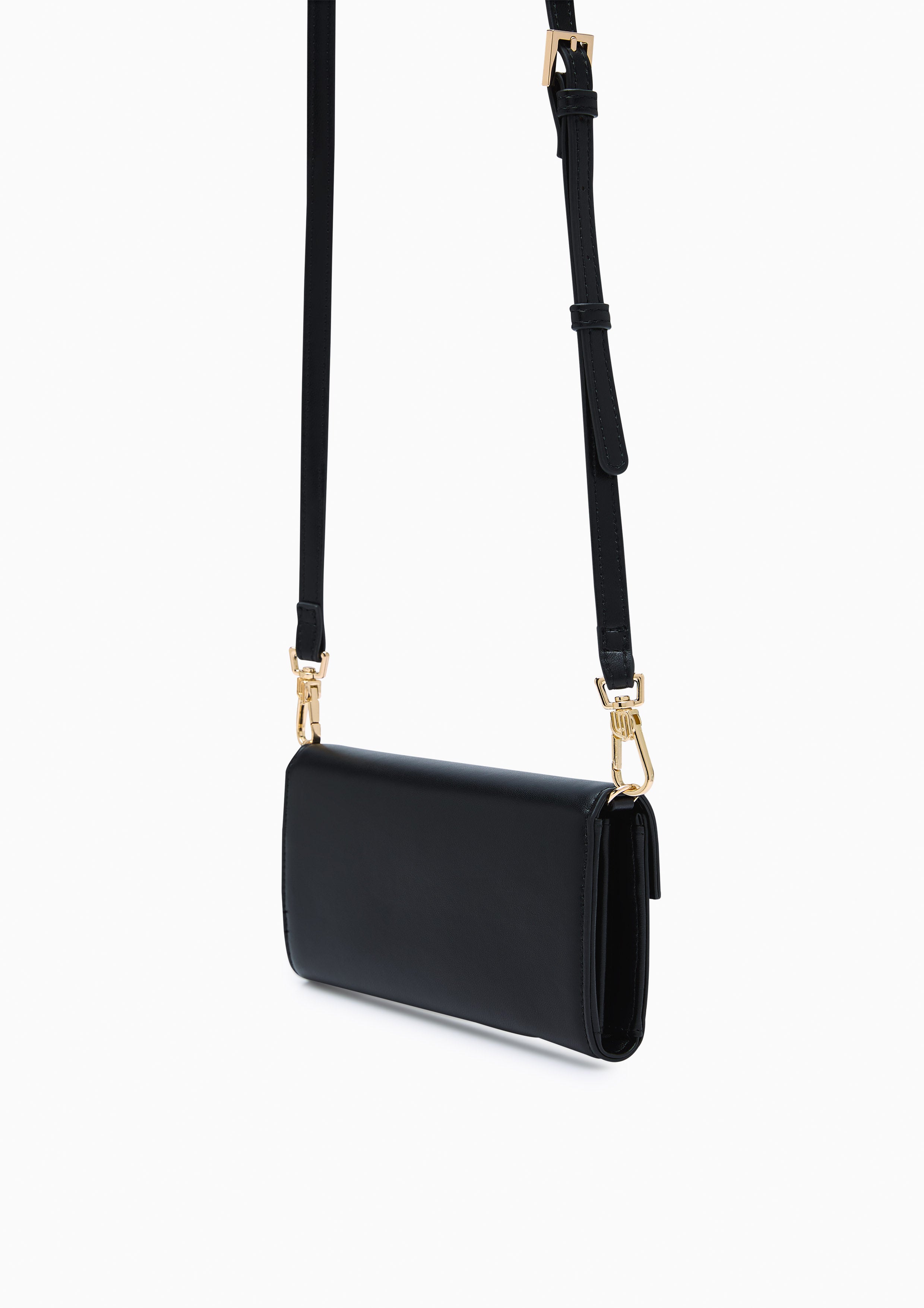 Madison Infinite Long Wallet On Chain - Black