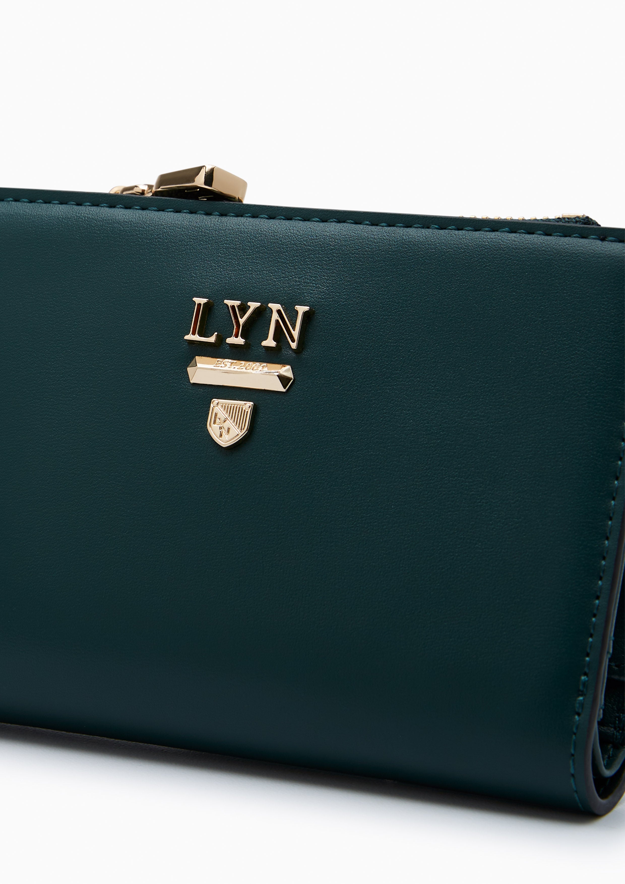 Re-Edit Semi Wallet - Dark Green