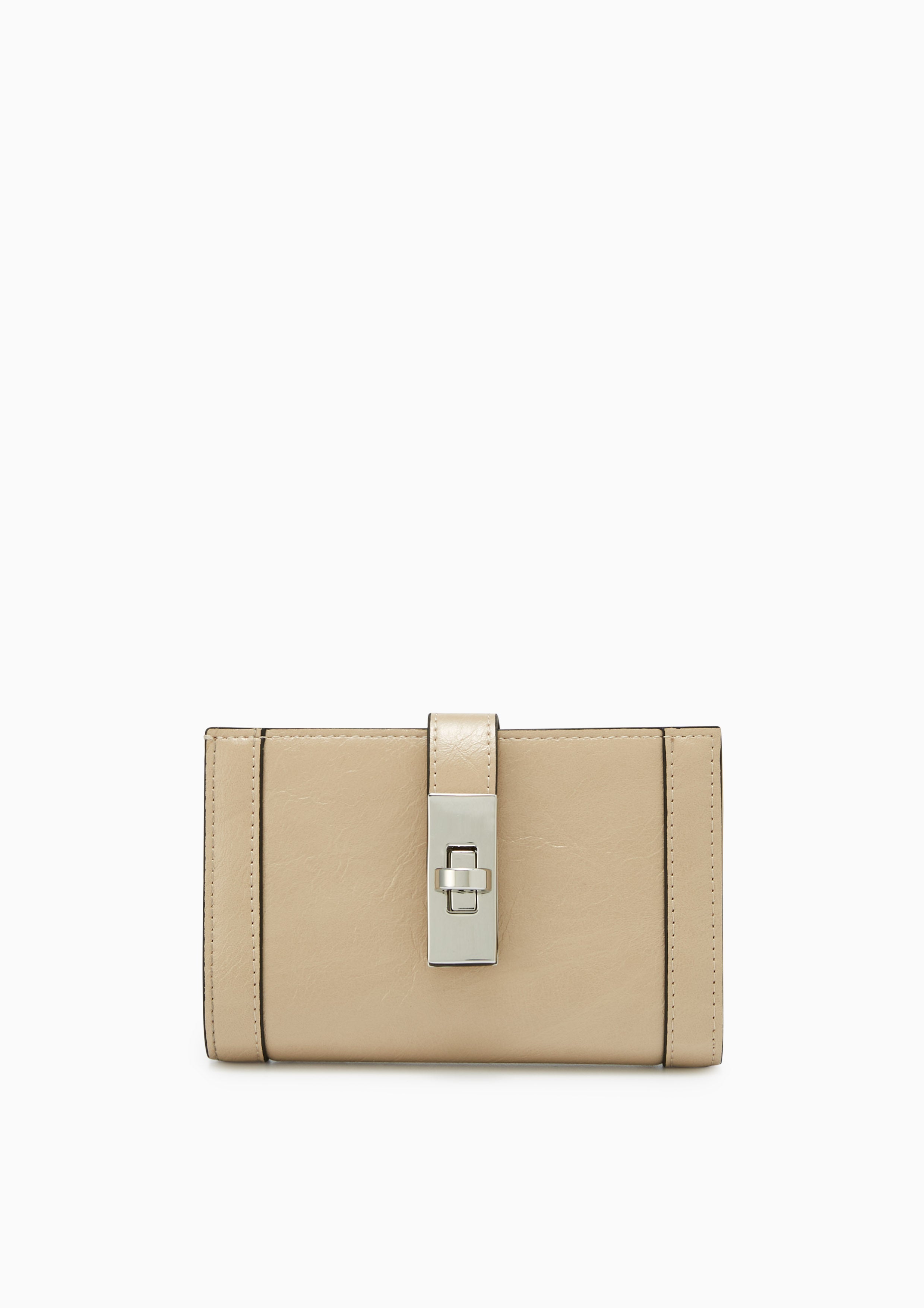 Cora Short Wallet - Light Beige