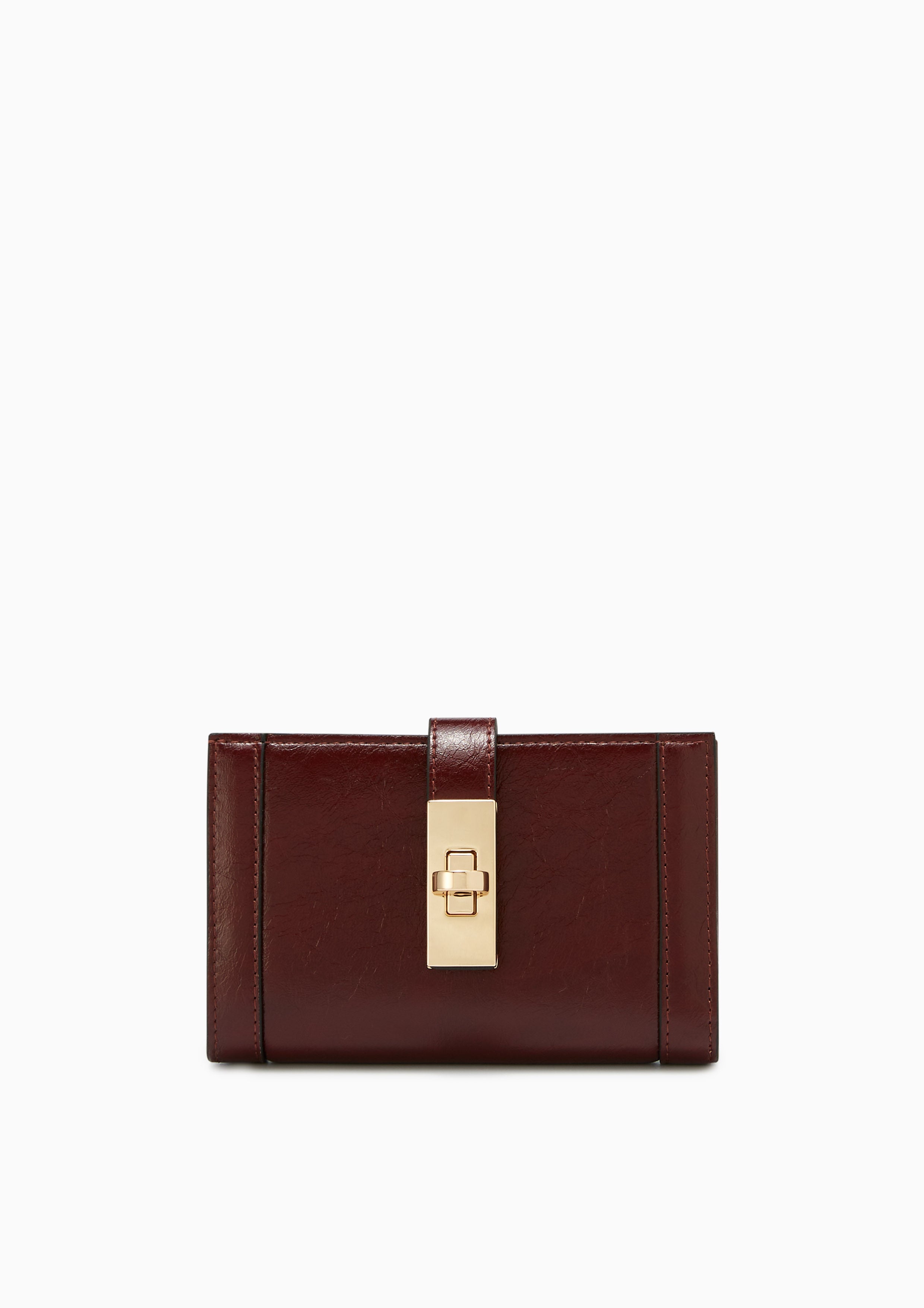 Cora Short Wallet - Dark Red