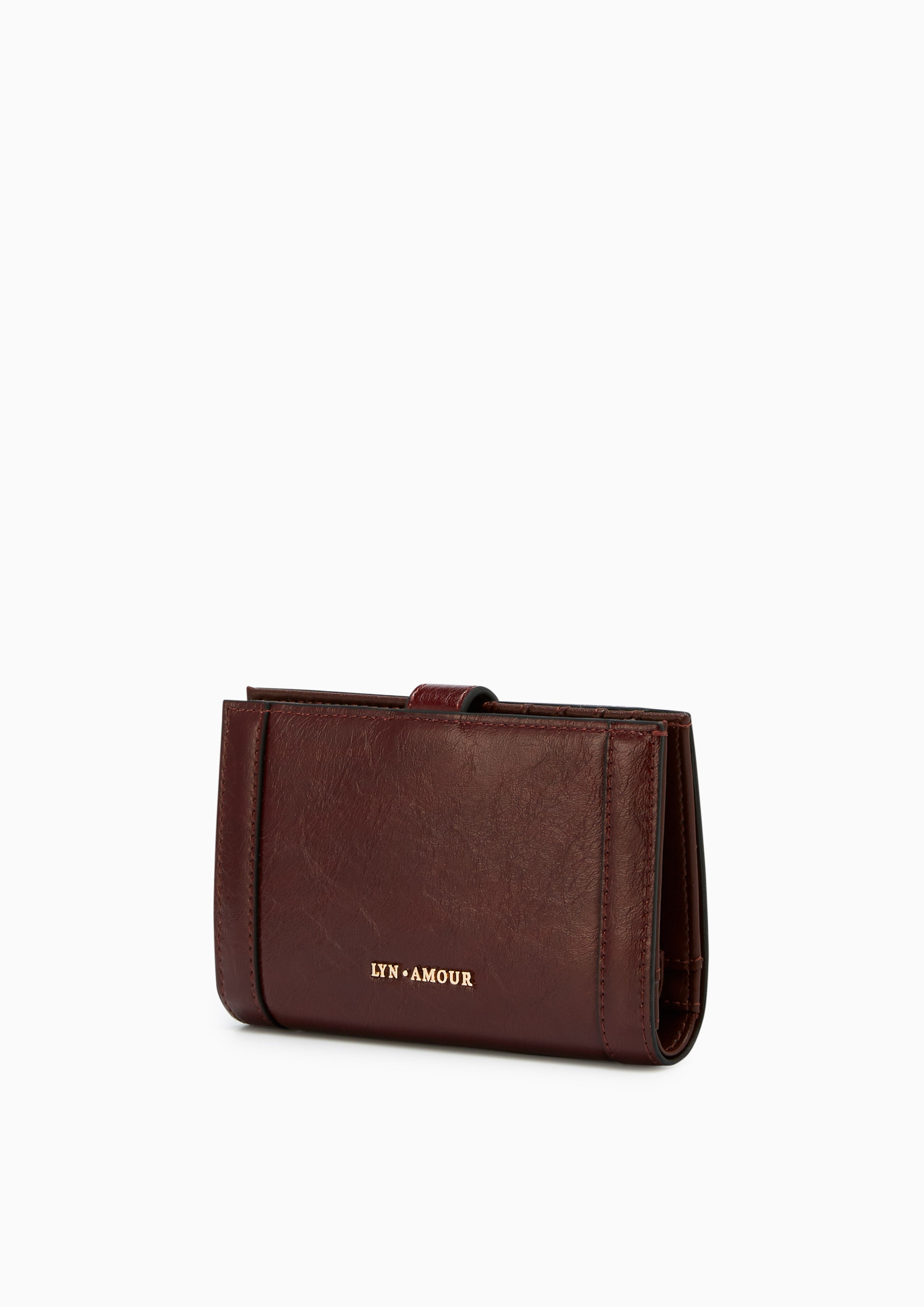 Cora Short Wallet - Dark Red
