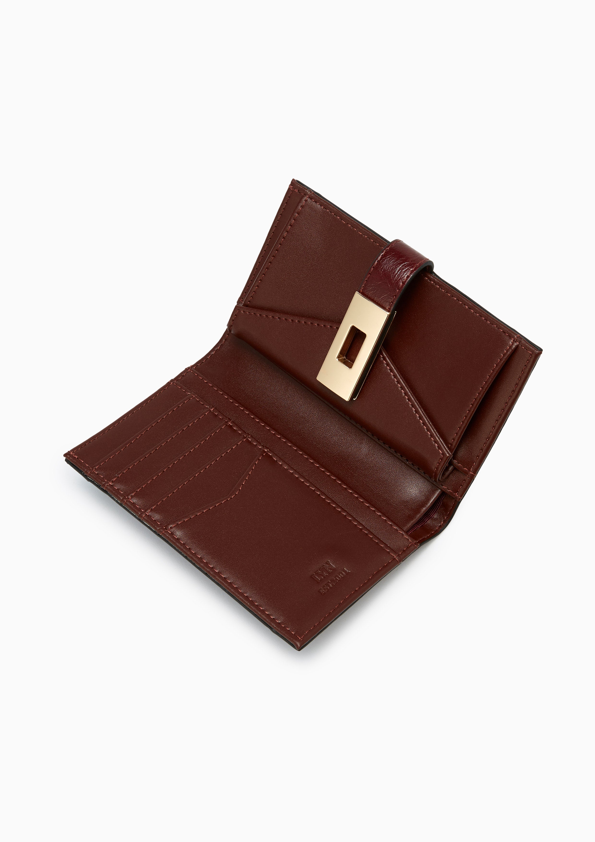 Cora Short Wallet - Dark Red