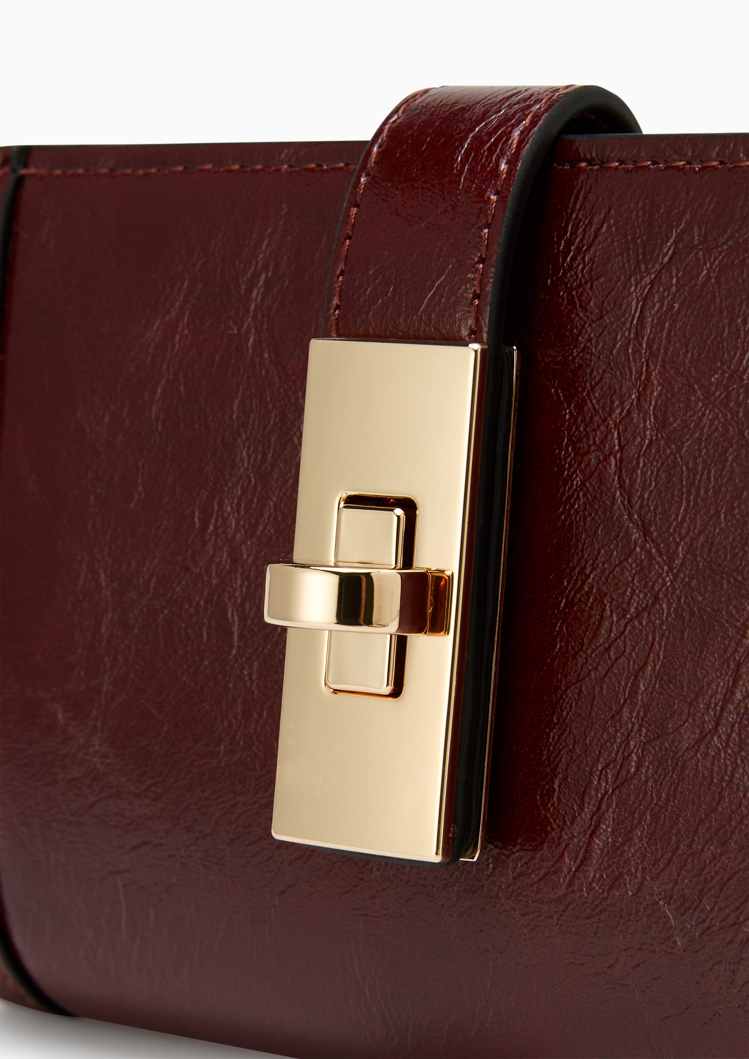 Cora Short Wallet - Dark Red