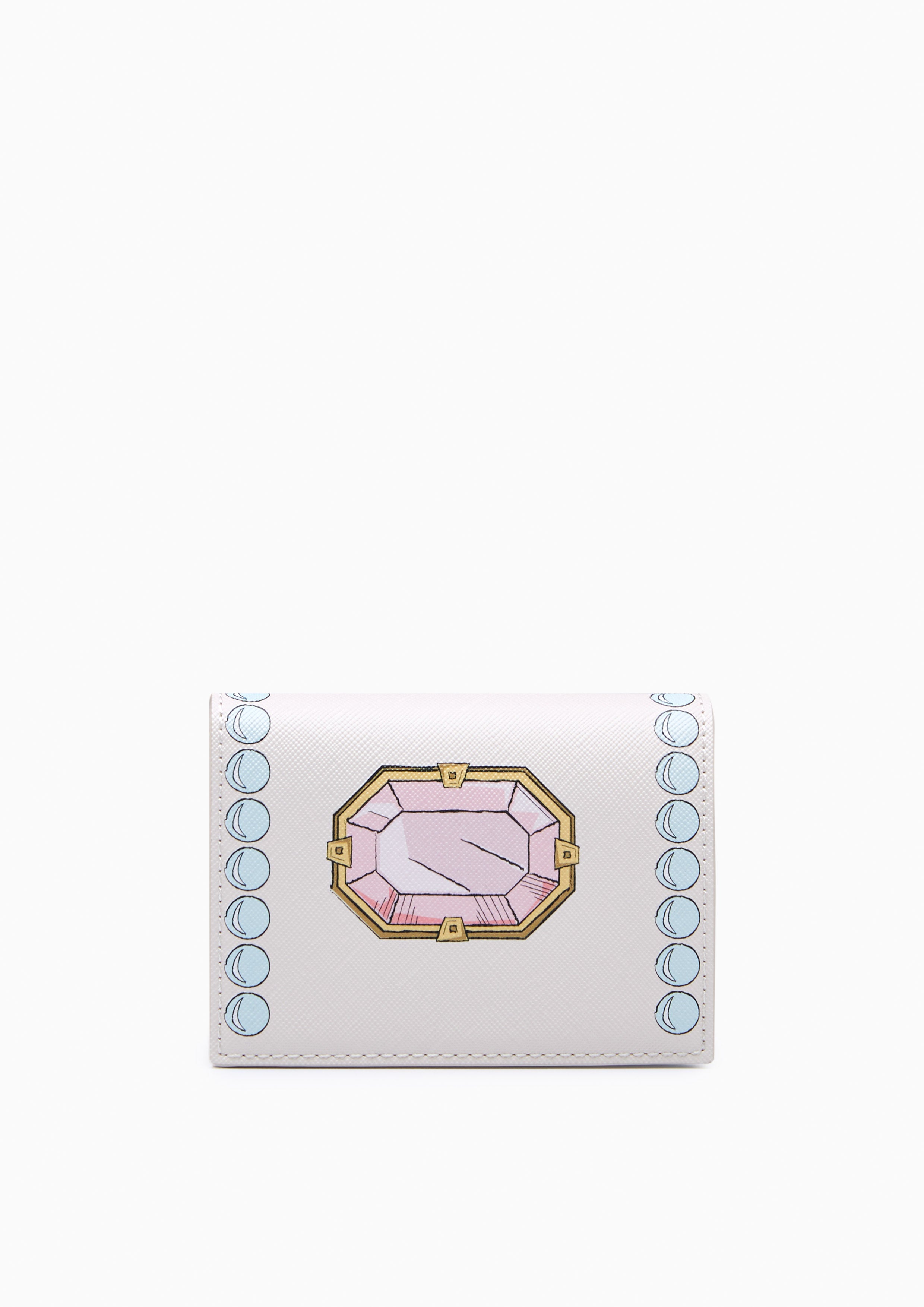 Treasure Semi Wallet - Printed Ivory