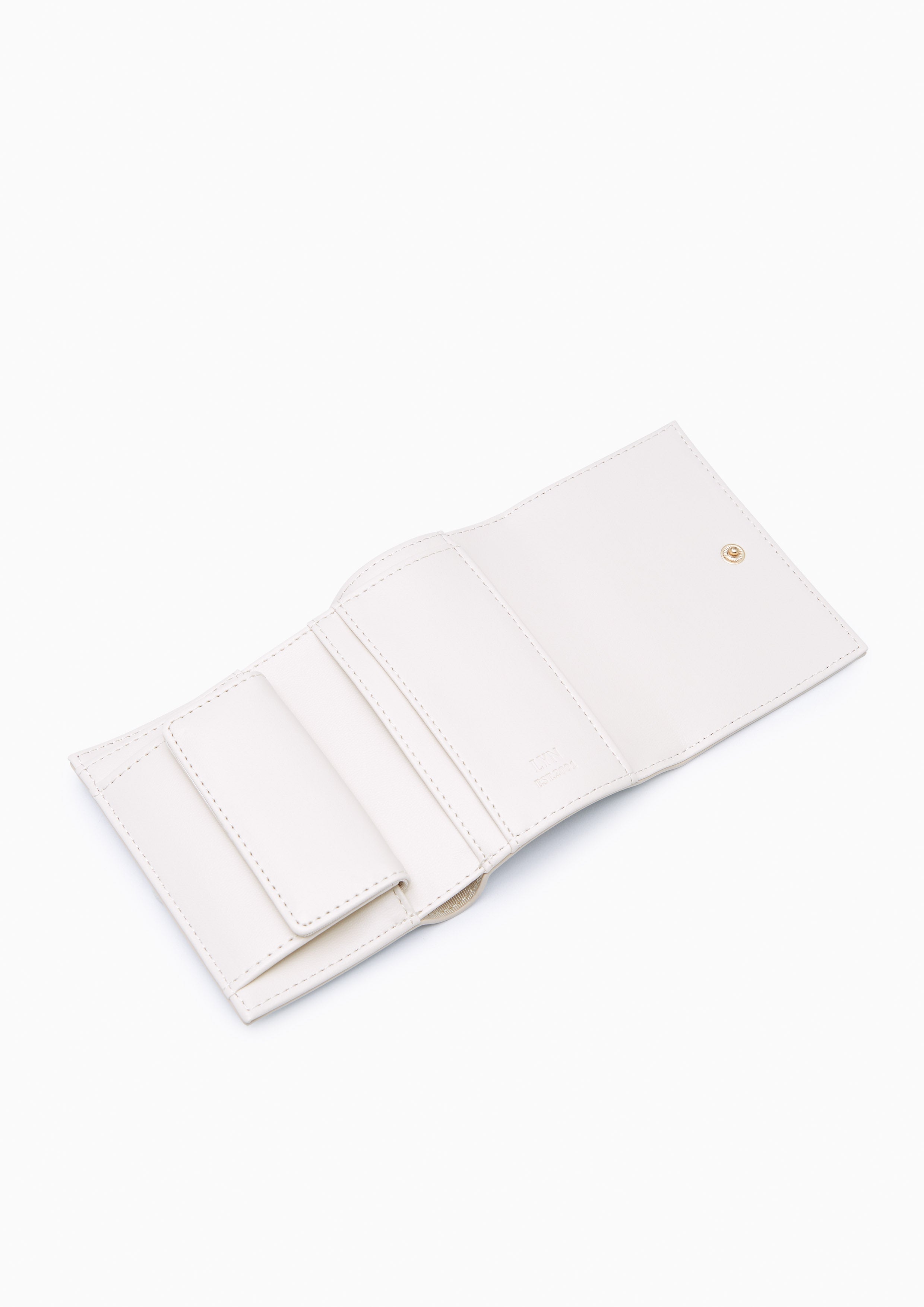 Treasure Semi Wallet - Printed Ivory