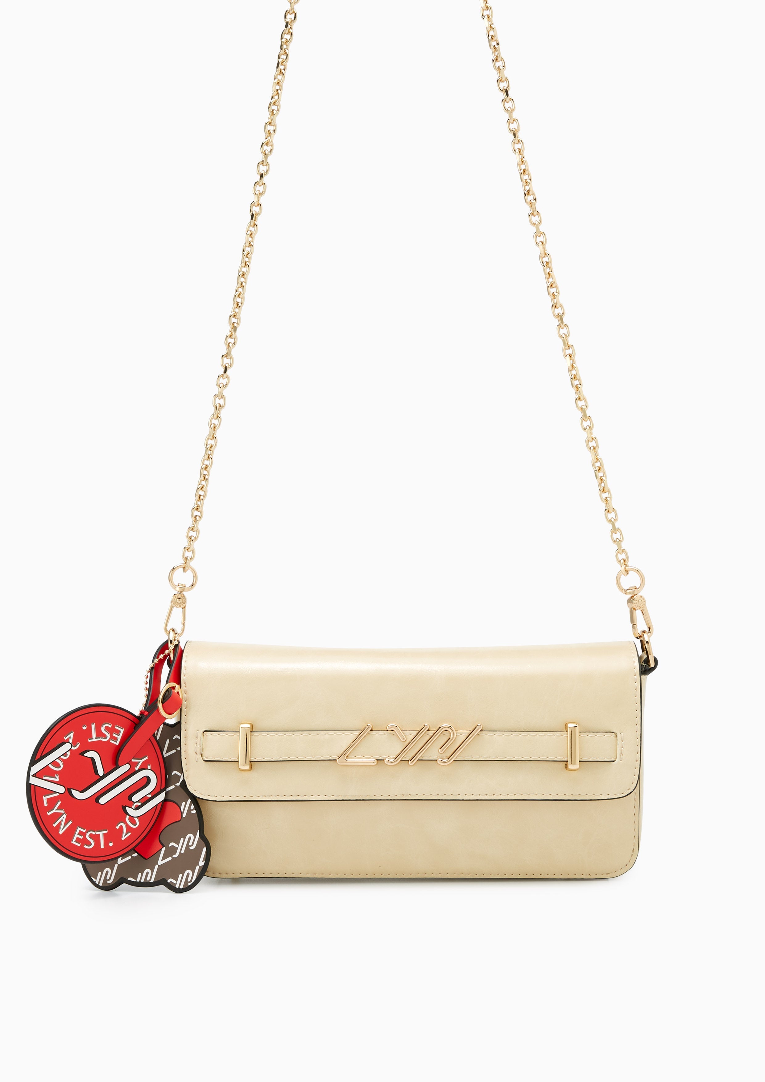Glenny  Wallet On Chain - Beige