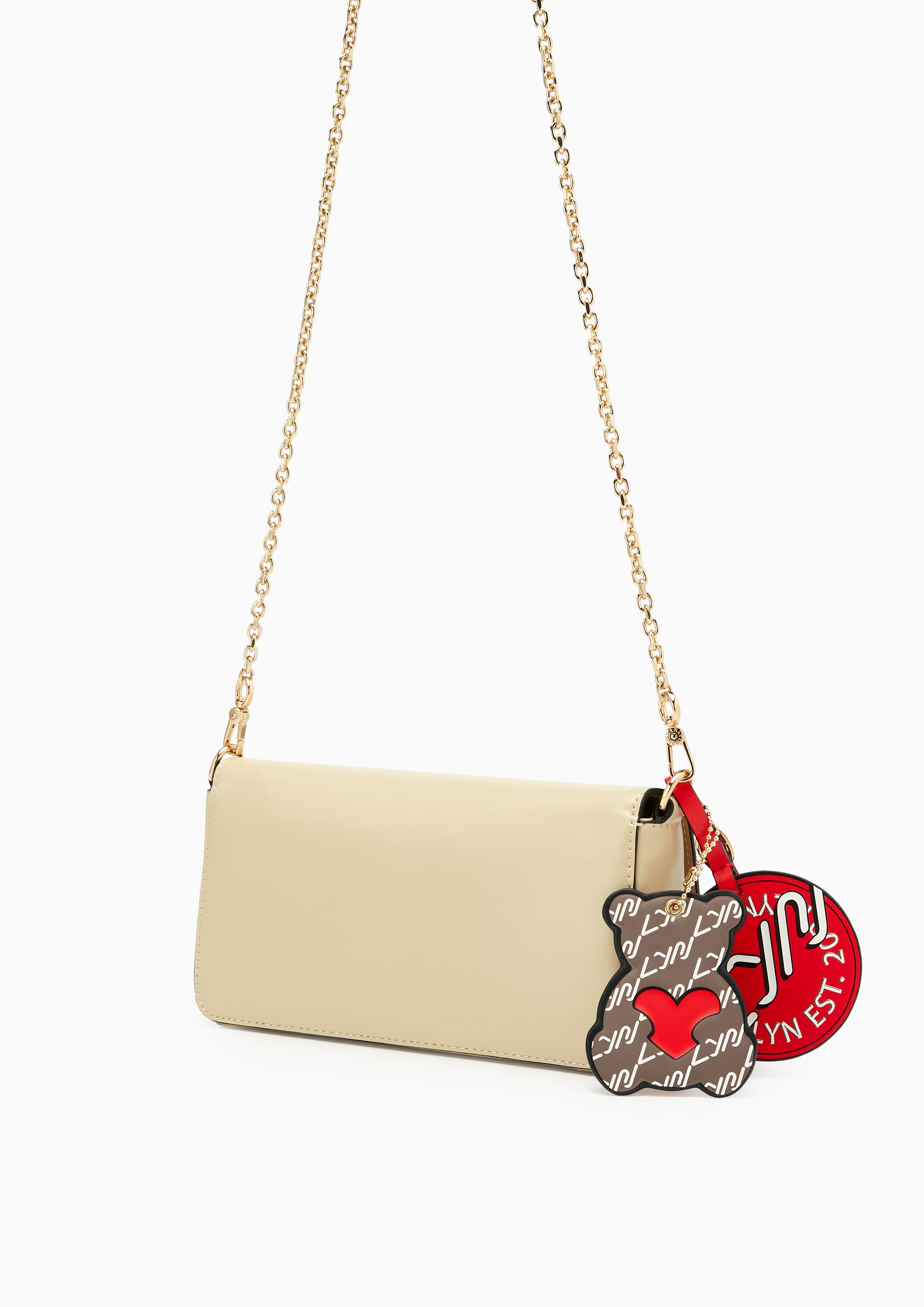 Glenny  Wallet On Chain - Beige