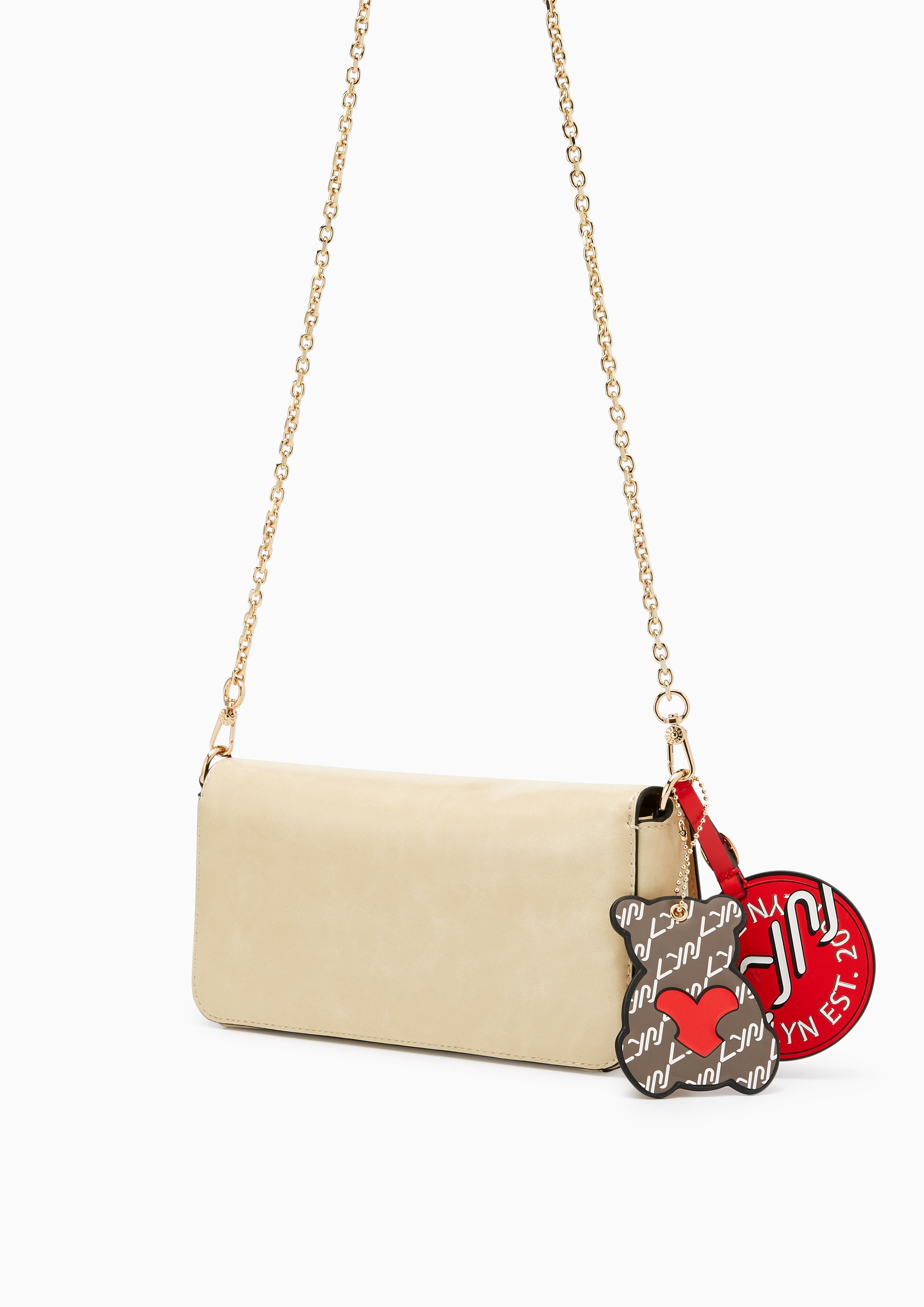 Glenny  Wallet On Chain - Light Beige