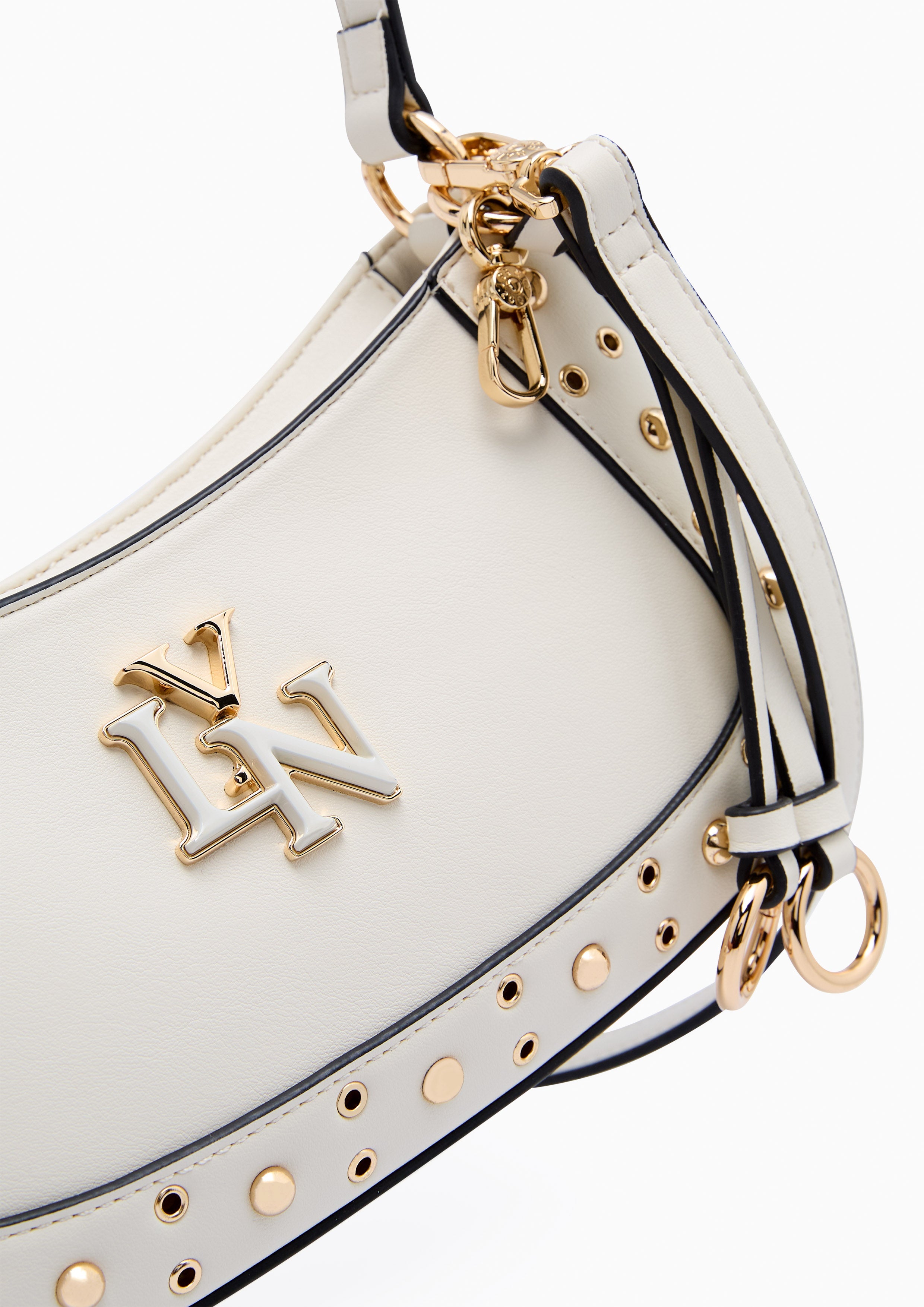 Brighton Rita Stud Shoulder Bag - Ivory