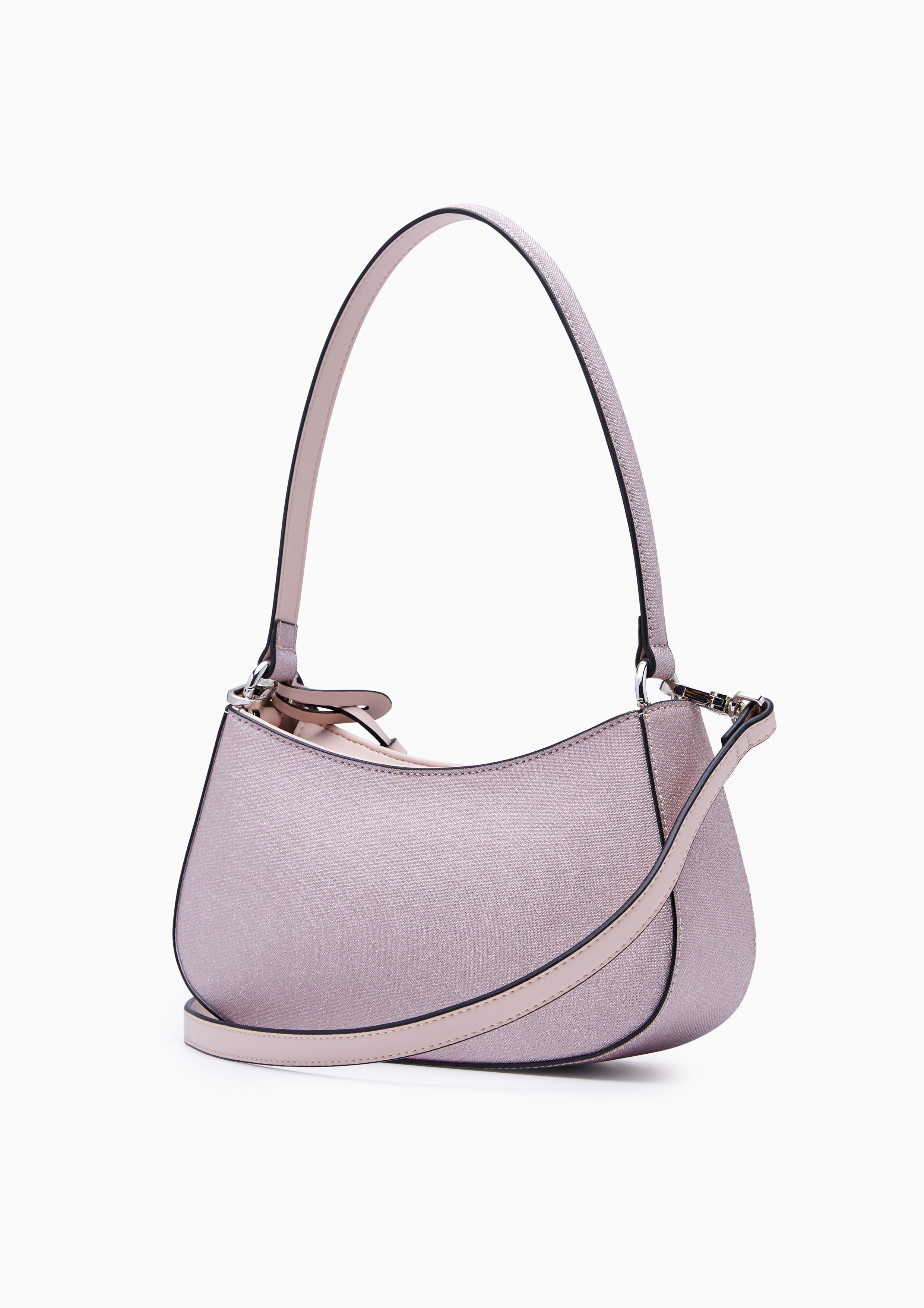 New Gastonia Rita Glitter Shoulder Bag - Light Glitter Pink