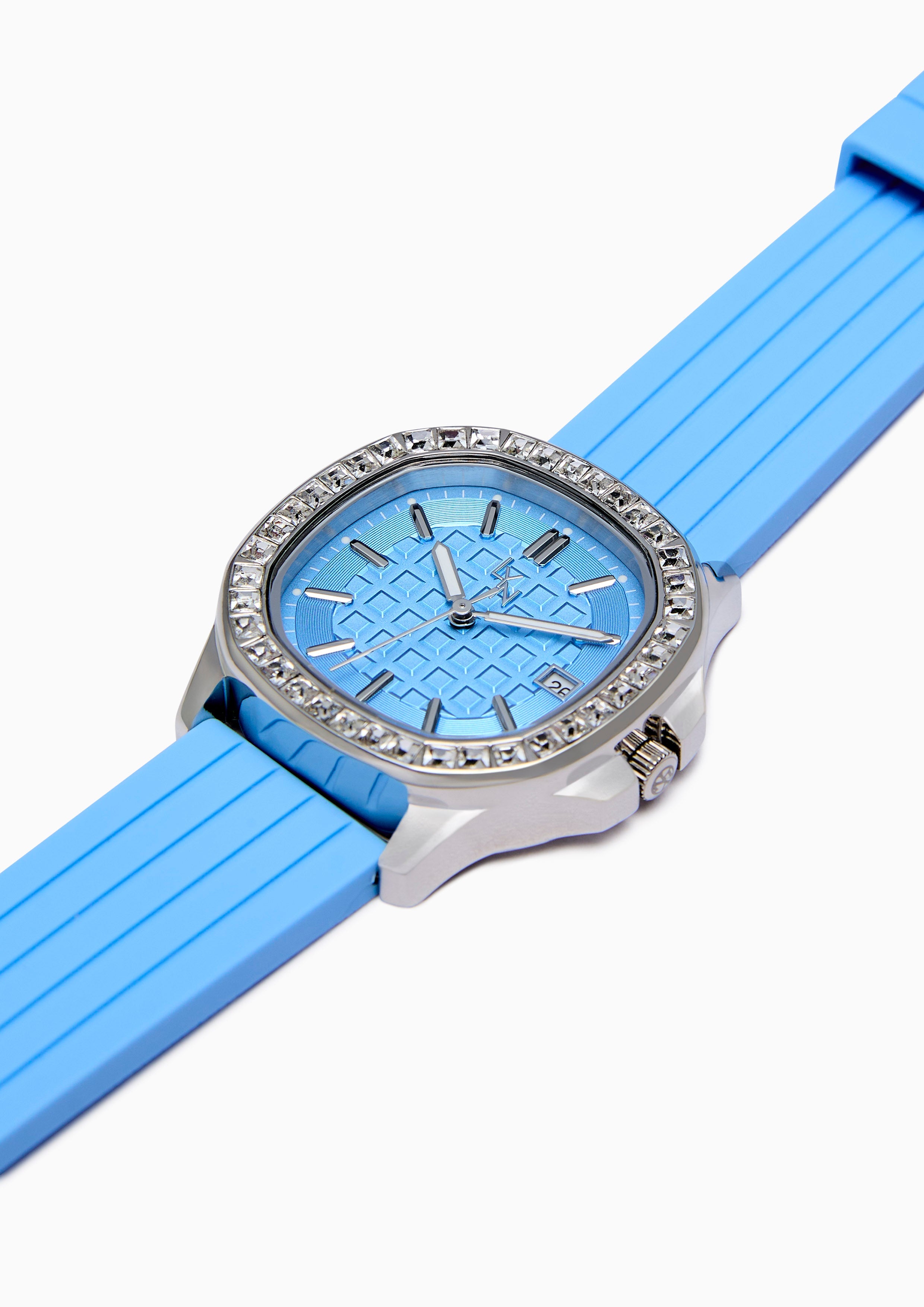 Nicole Ii Watch - Flourescent Blue/ Blue