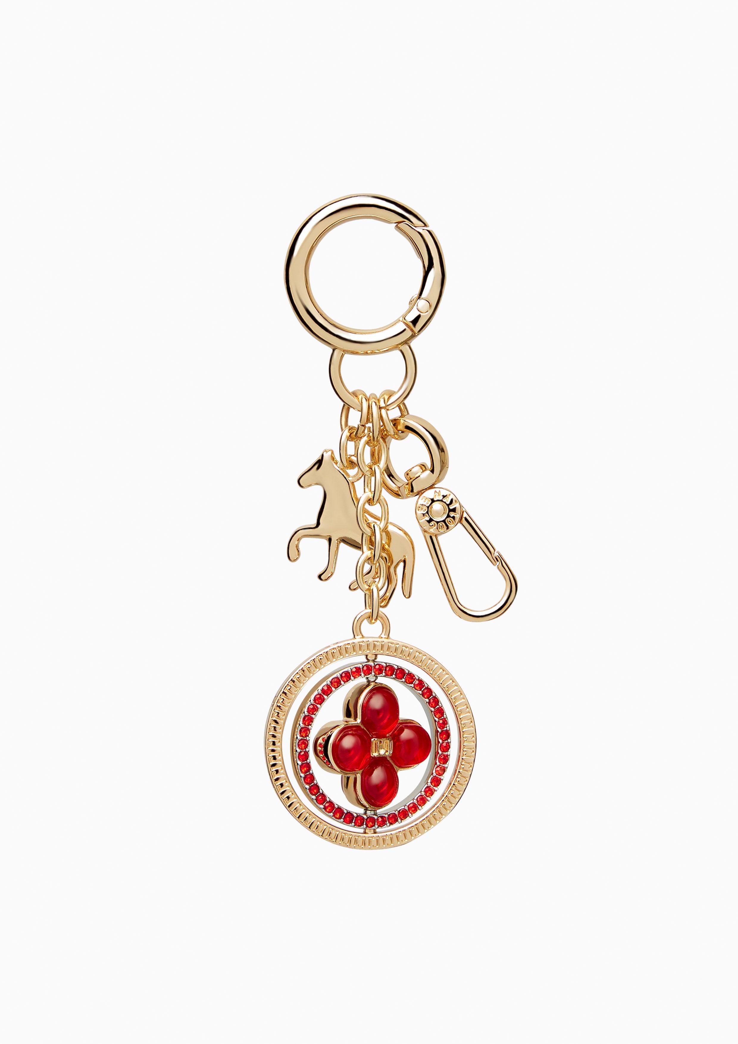 Lyn Horse Lucky Charm Keychains - Red