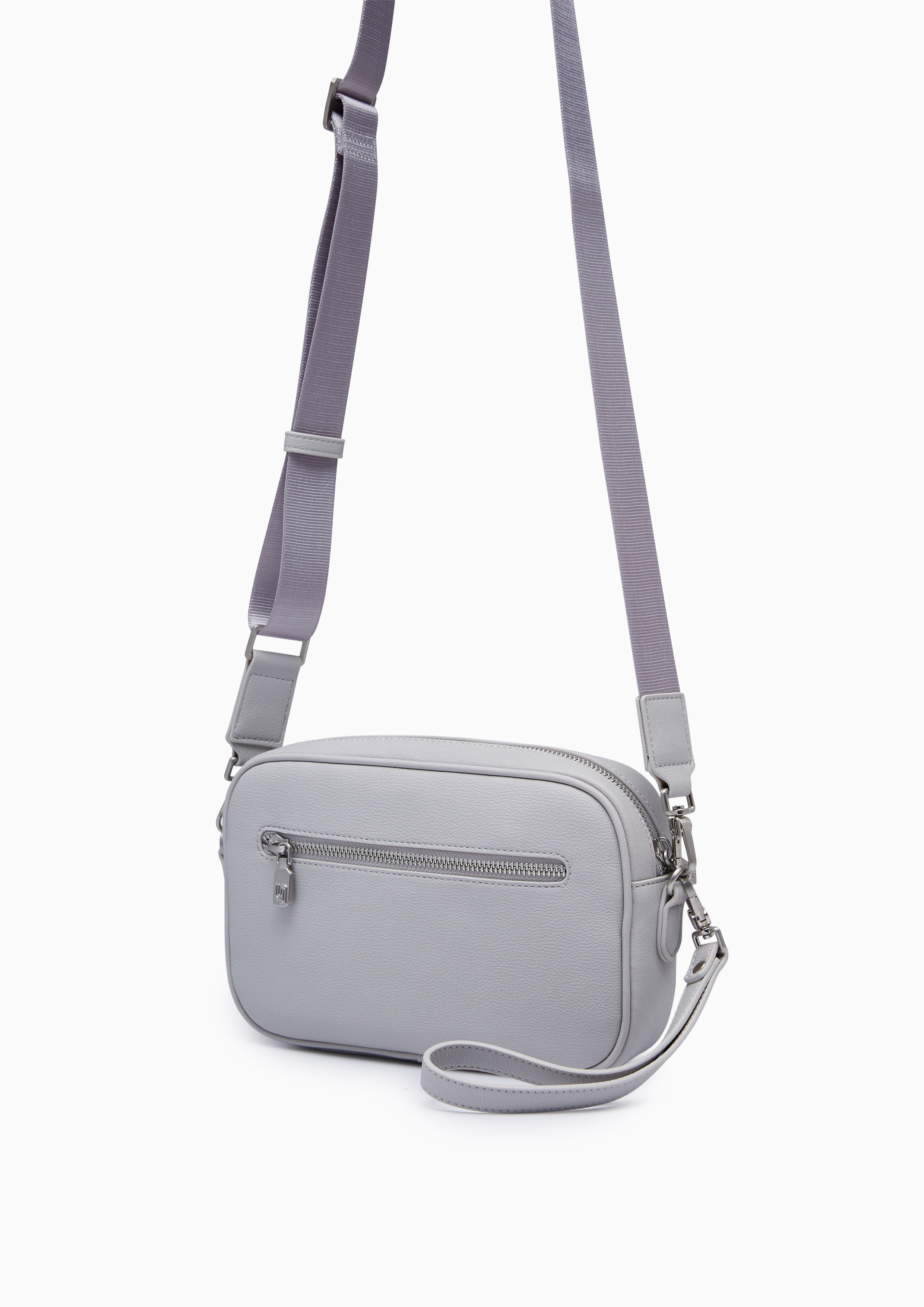 Woody Infinite Cross M Crossbody Bag - Light Grey