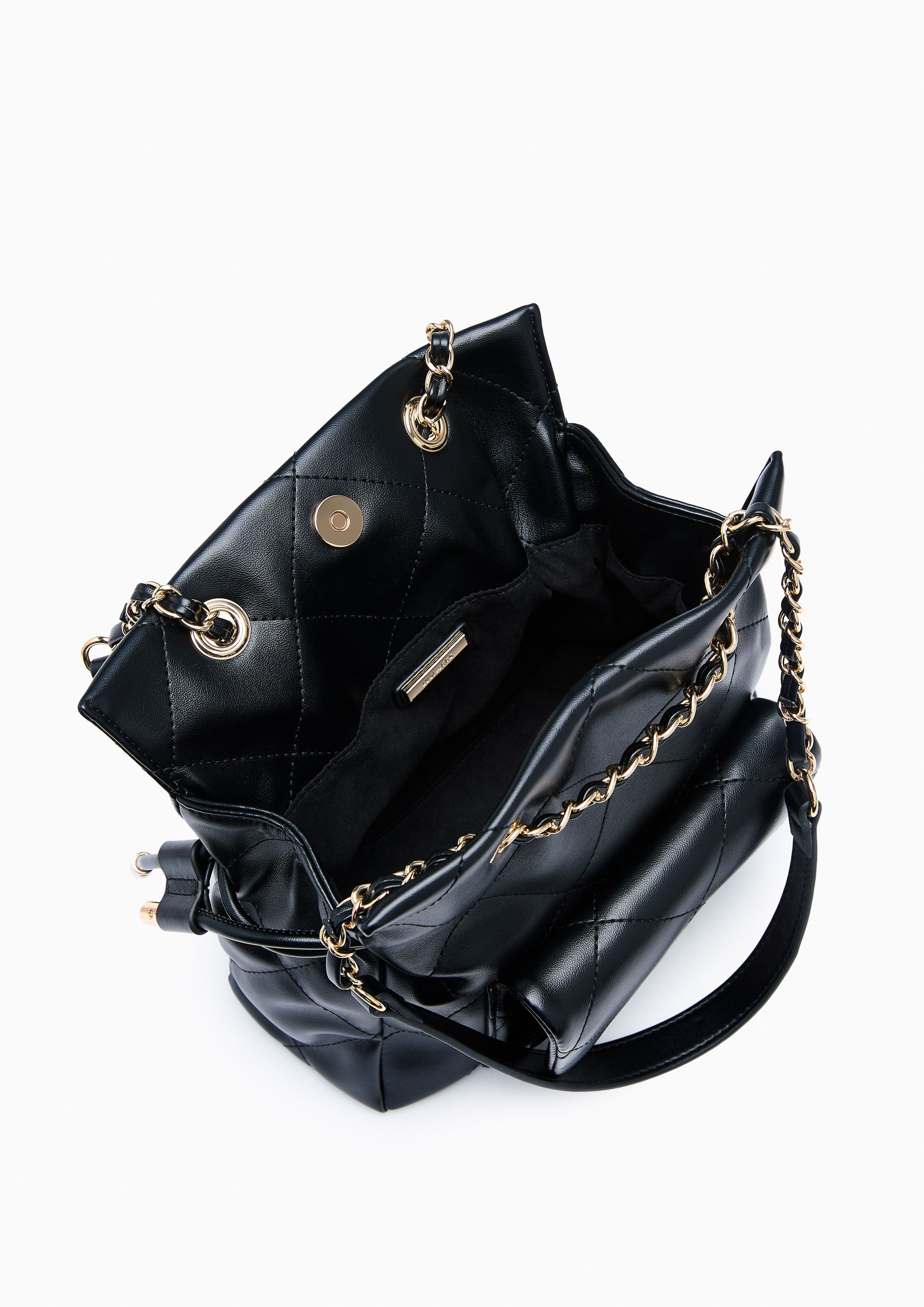 Destiny Ii Drawstring Bucket Bag - Black