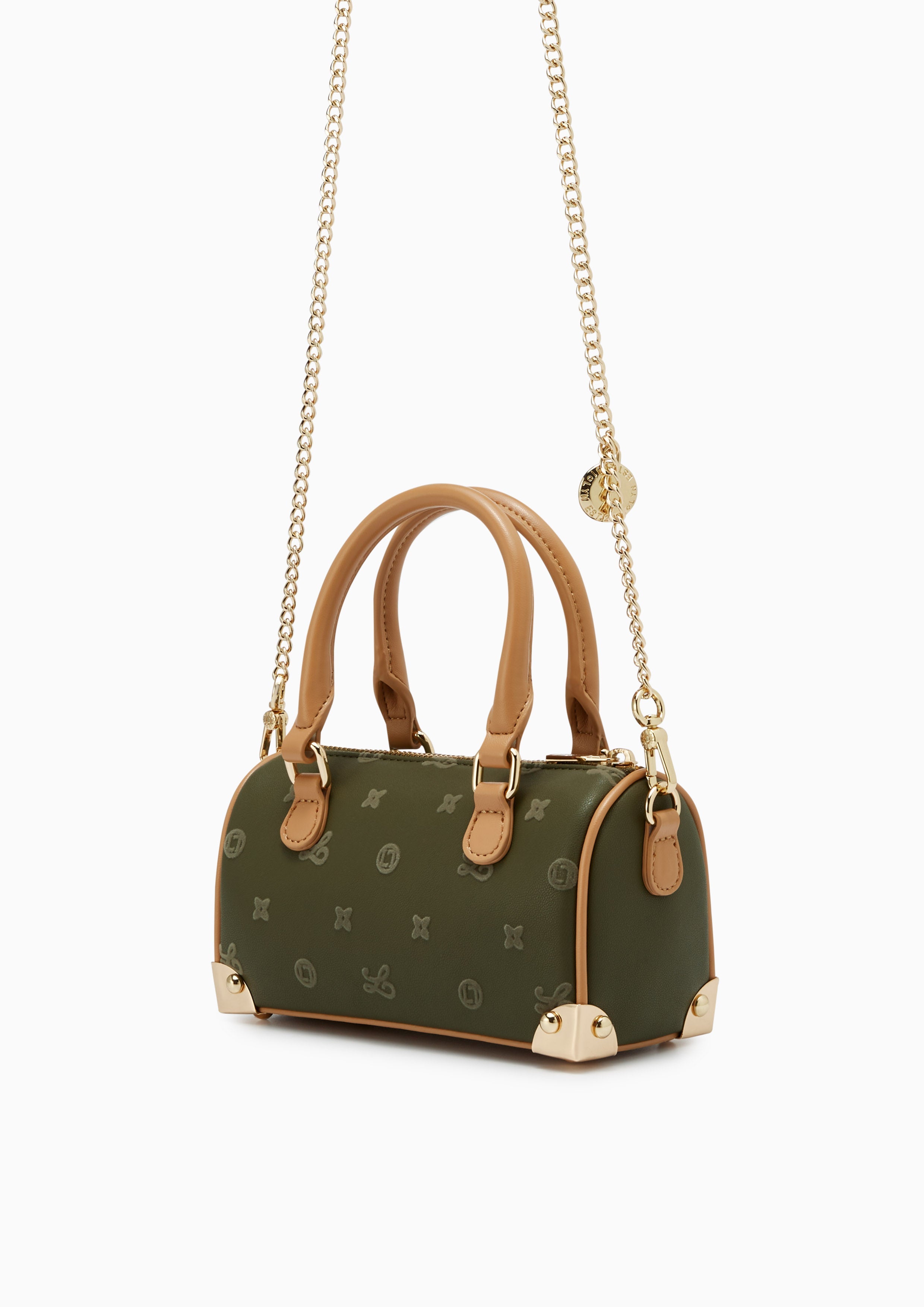 Ashlyn Mini Handle Crossbody Bag - Dark Green