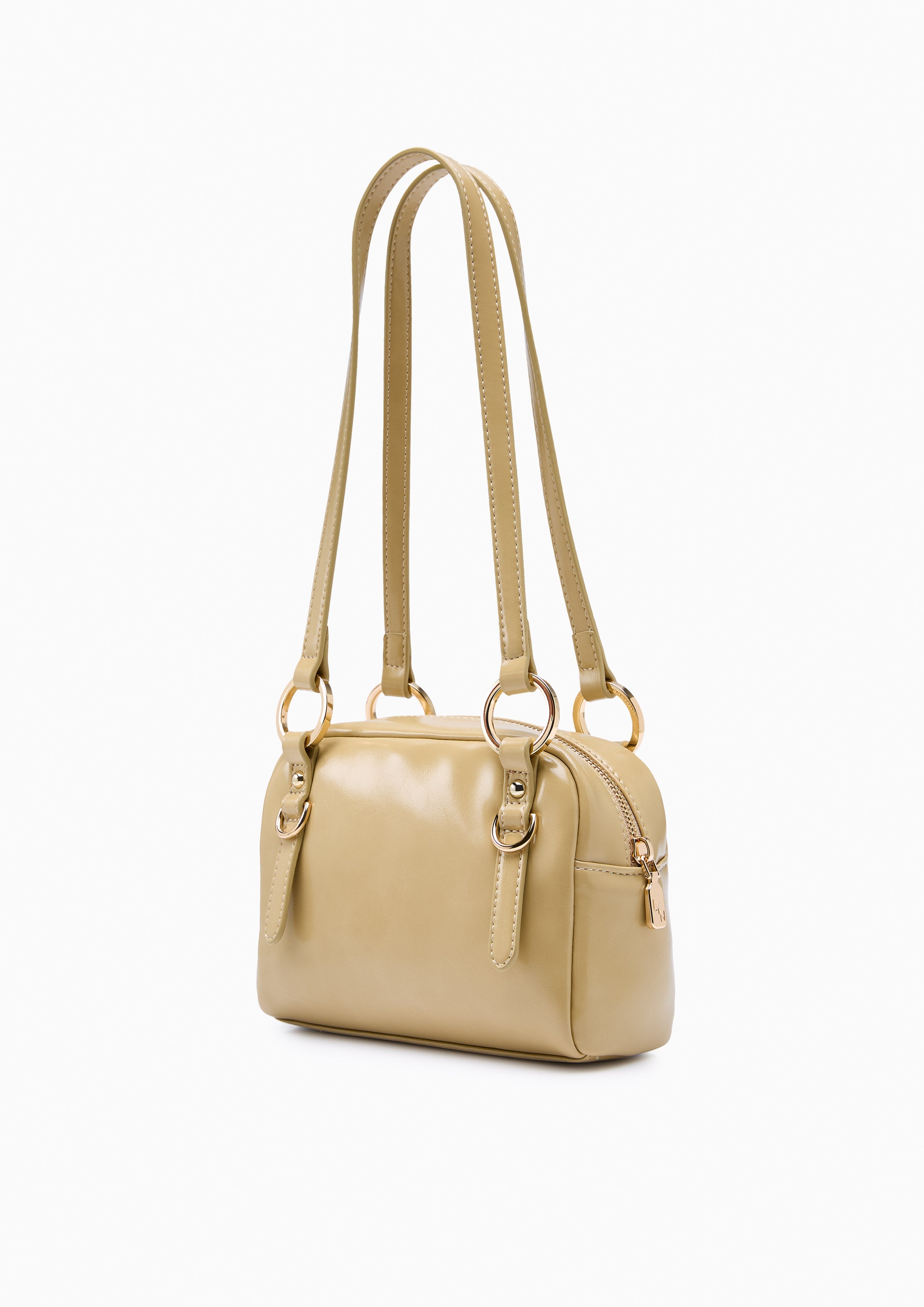 Baverly S Shoulder Bag - Beige