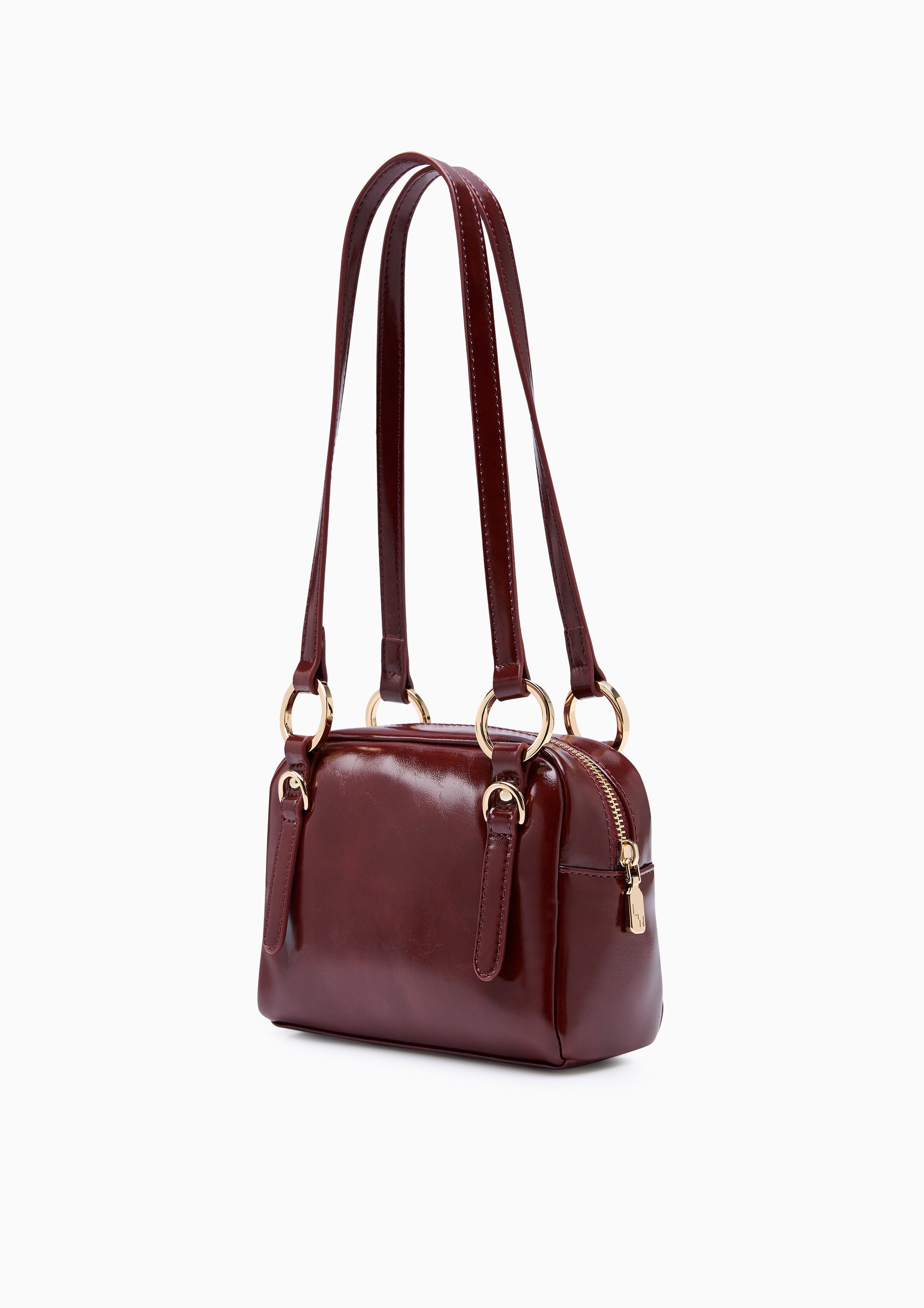 Baverly S Shoulder Bag - Dark Red