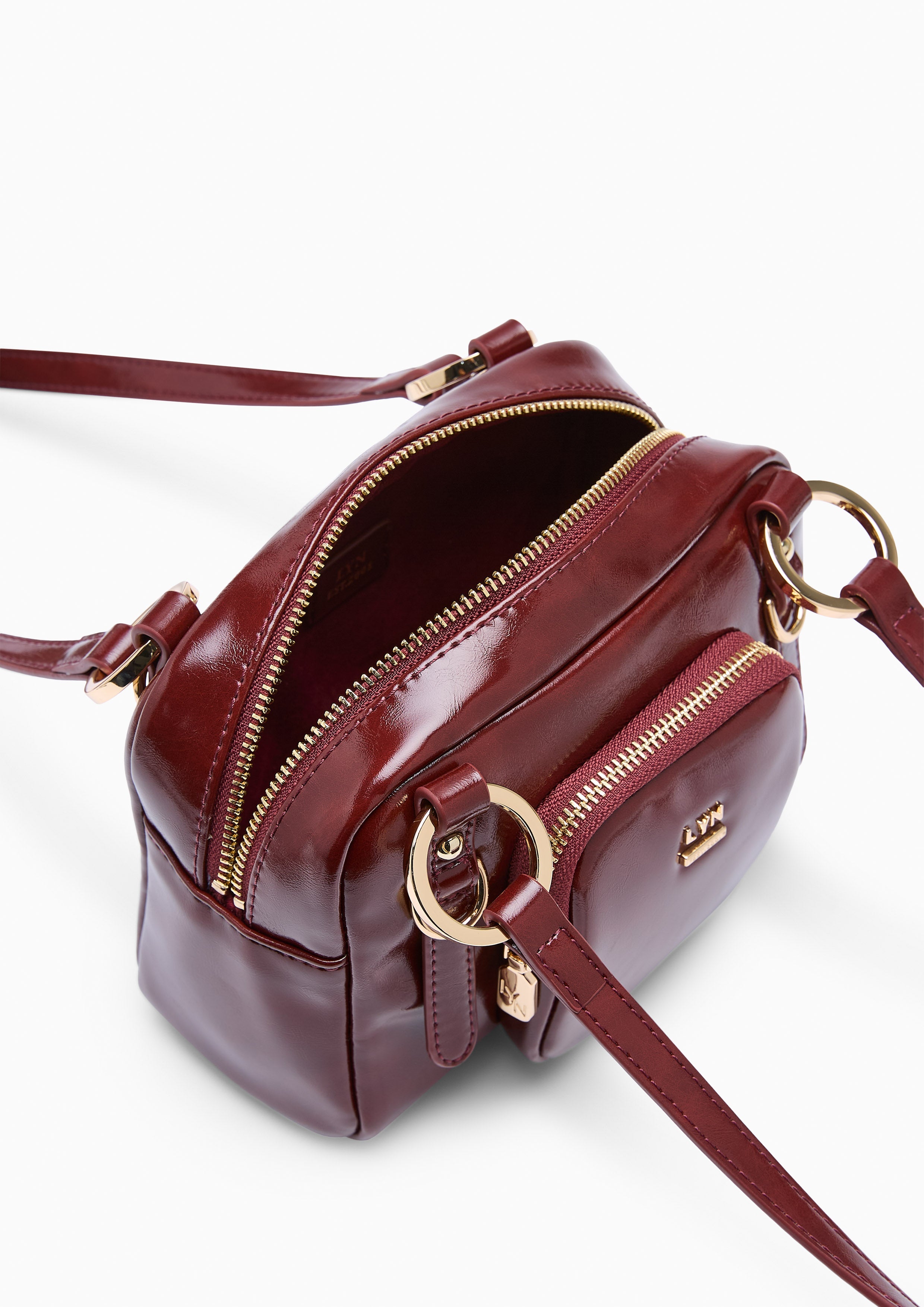 Baverly S Shoulder Bag - Dark Red